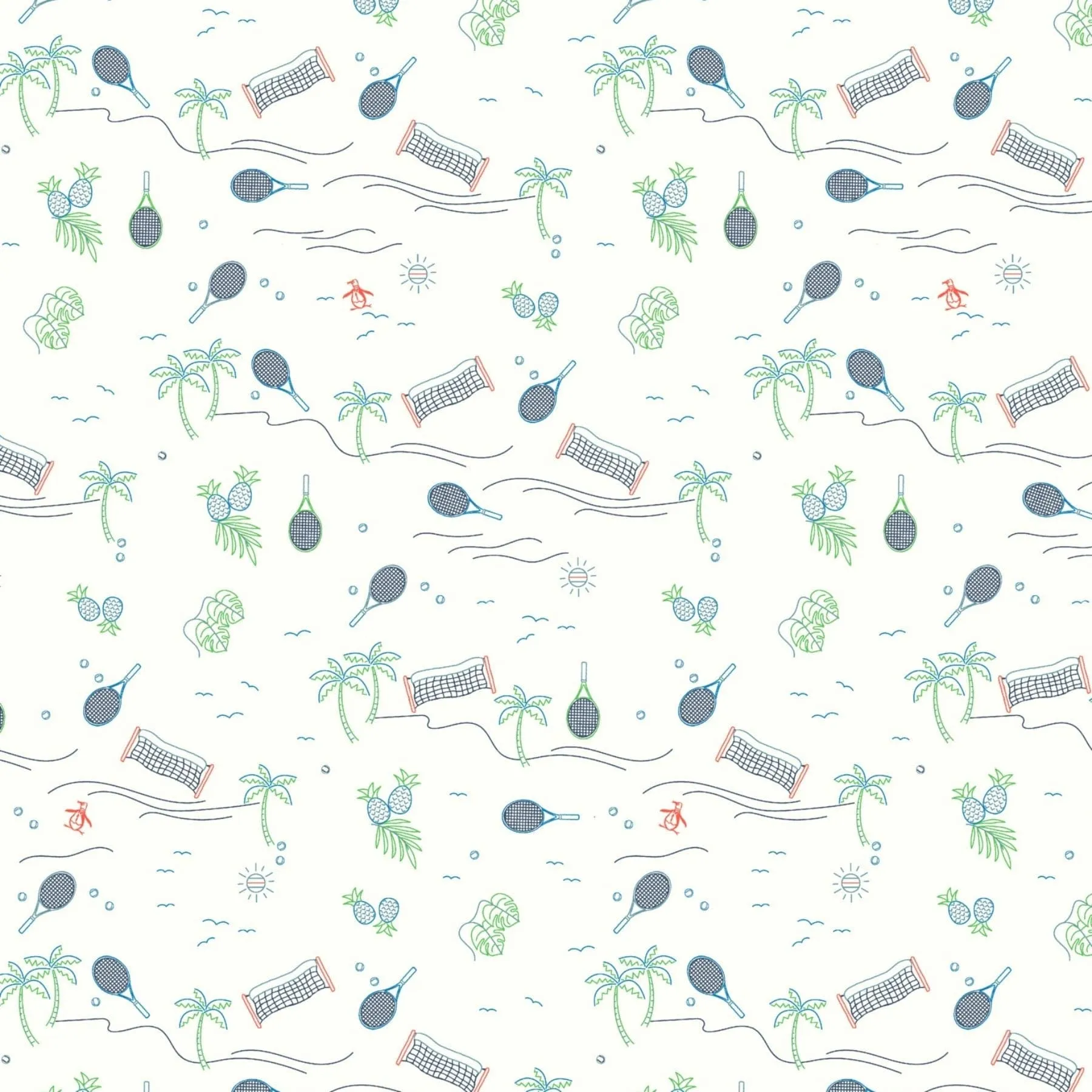 Resort Print Tennis Polo sold by Original Penguin product image thumbnail 3