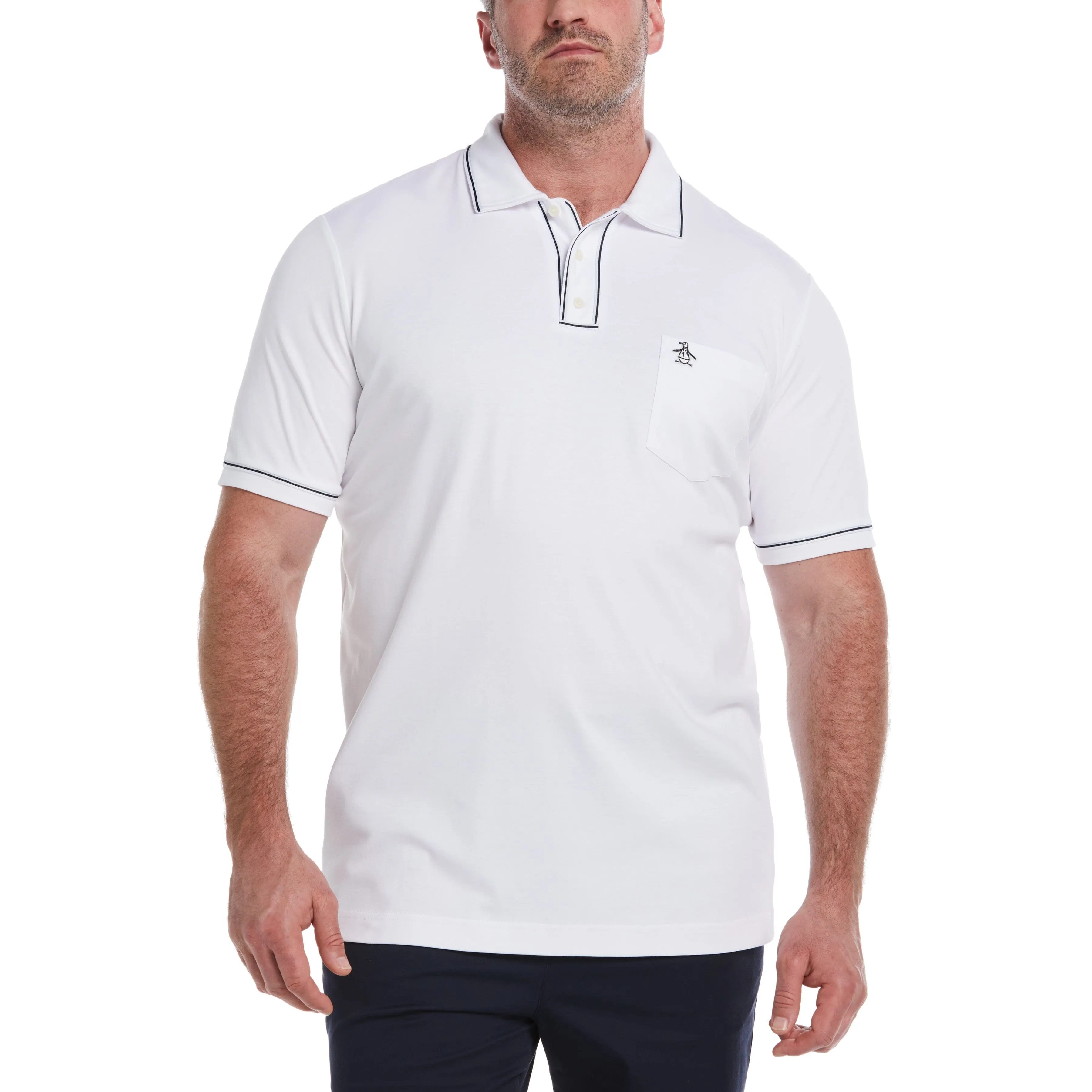 Big & Tall Organic Cotton 3D Earl™ Polo sold by Original Penguin