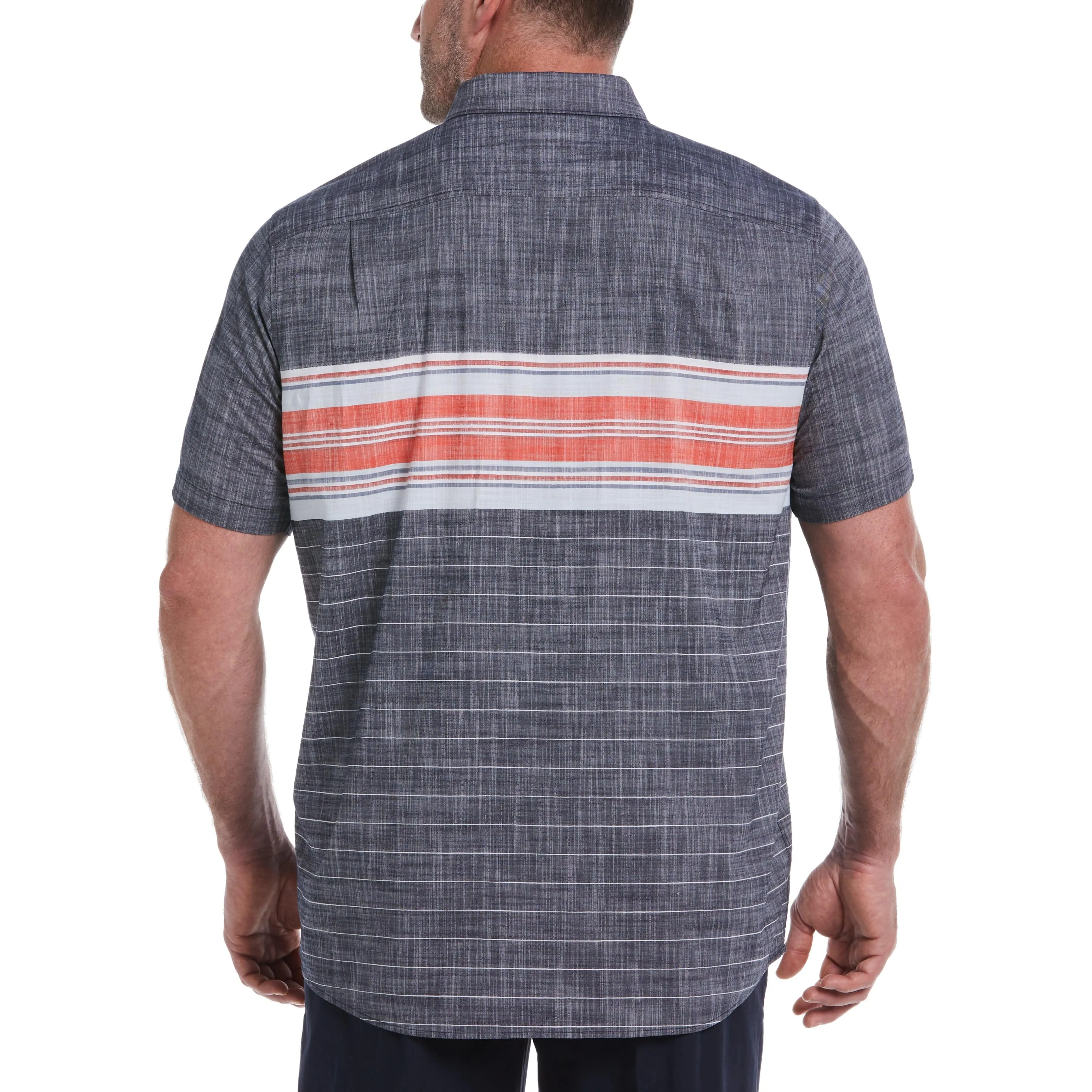 Big & Tall Engineered Chest Stripe Shirt sold by Original Penguin product image thumbnail 2