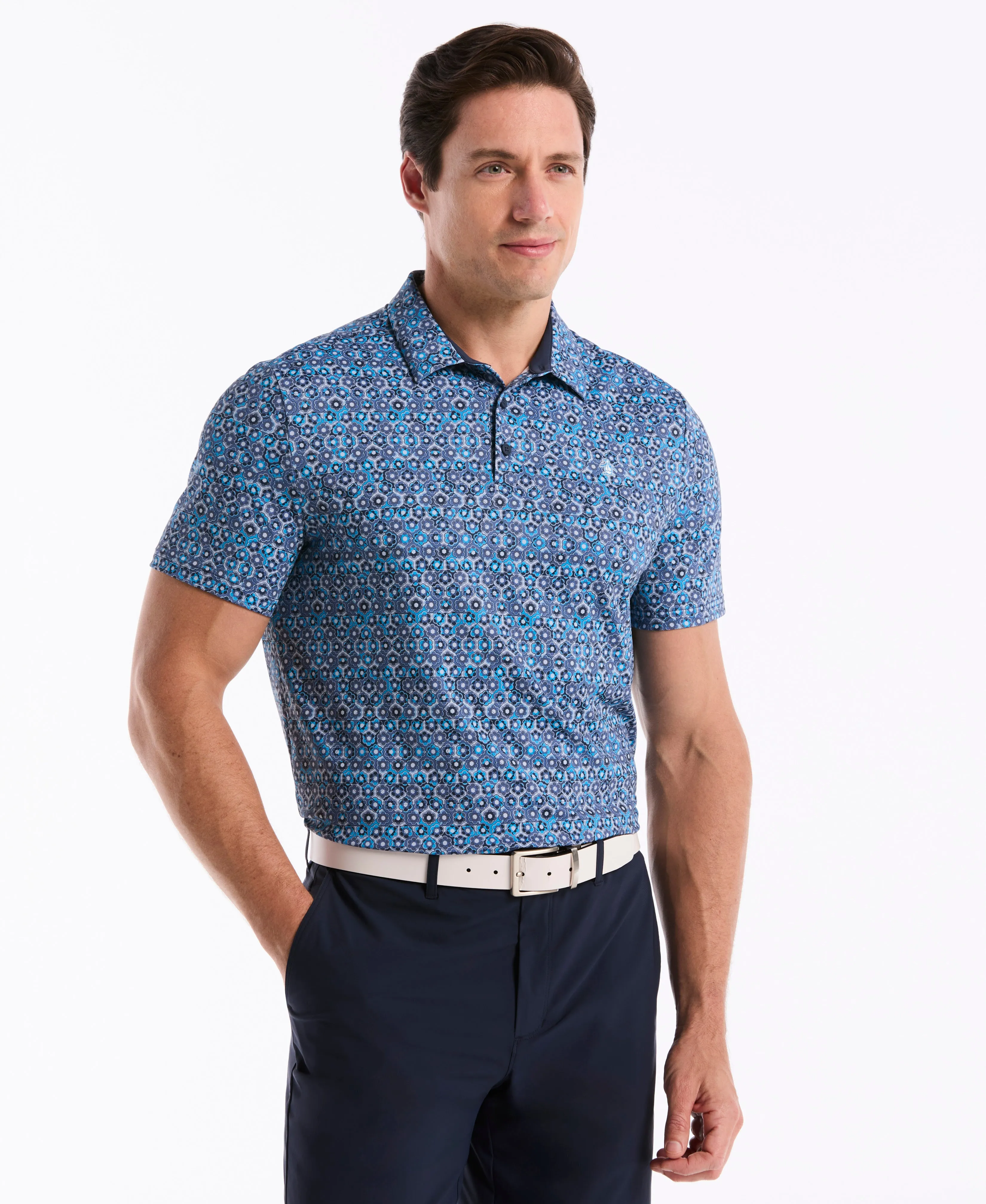 Heritage Framed Floral Golf Polo sold by Original Penguin product image thumbnail 5
