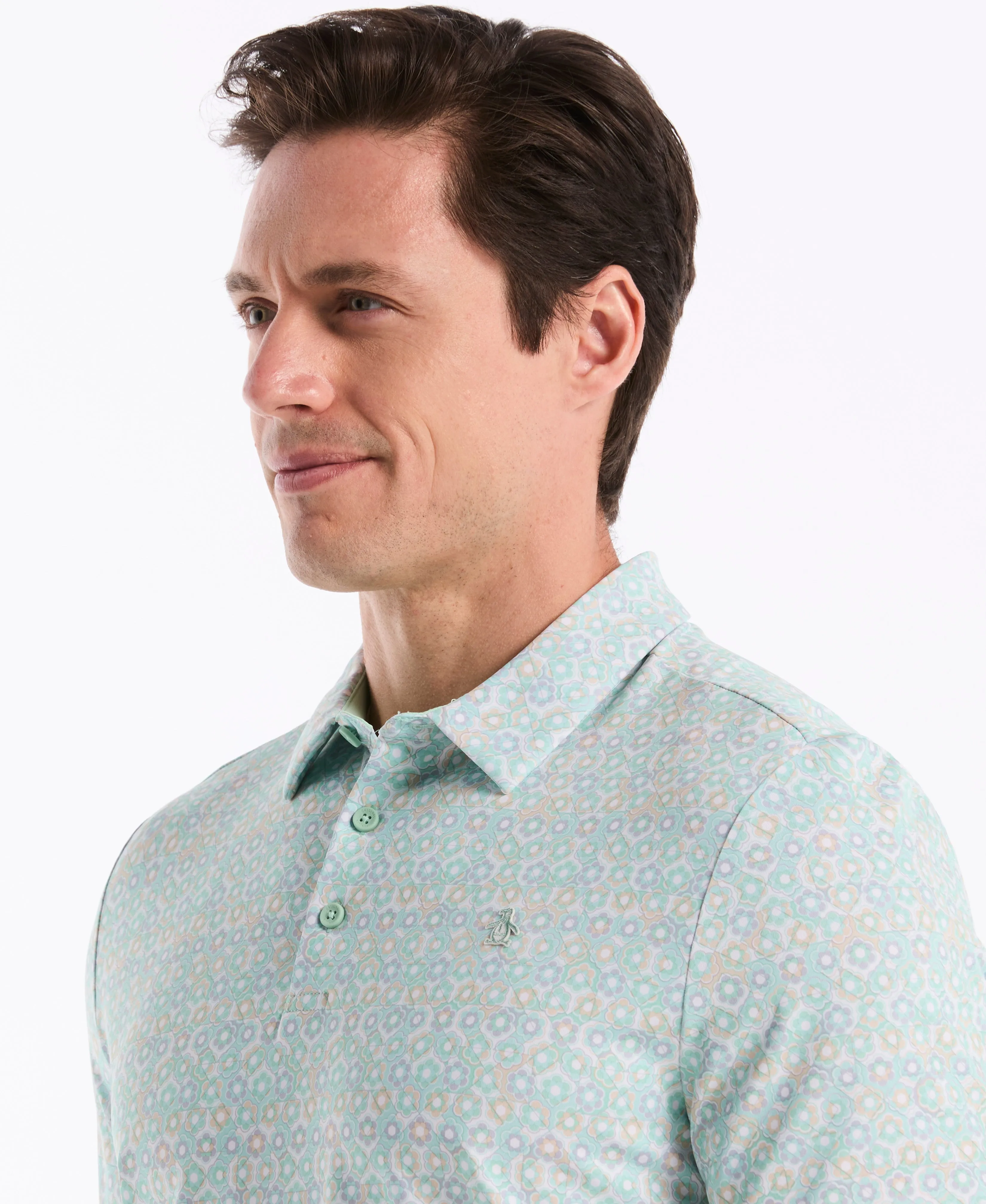 Heritage Framed Floral Golf Polo sold by Original Penguin product image thumbnail 3