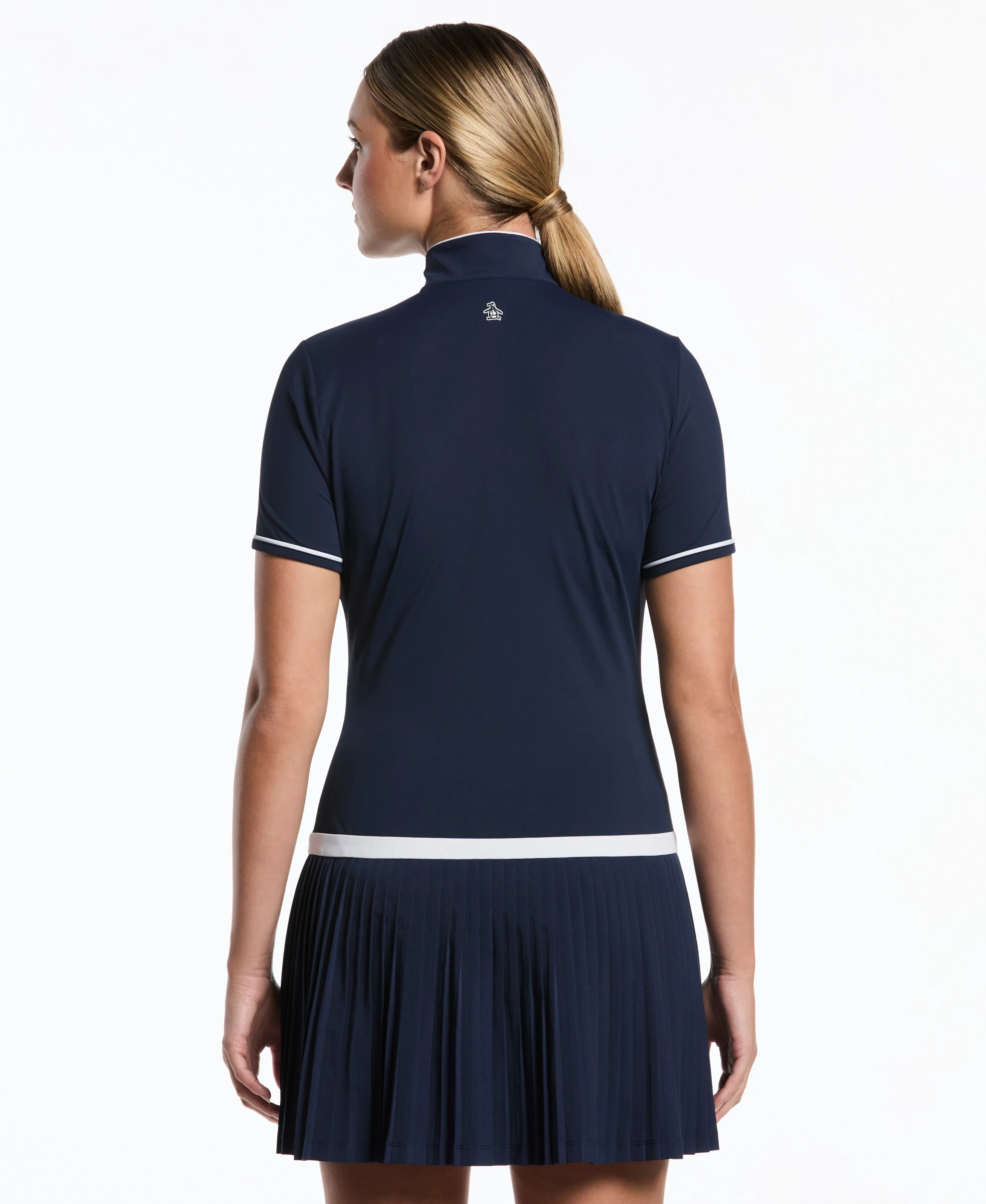 Mixed Media Pleated Golf Dress sold by Original Penguin product image thumbnail 2