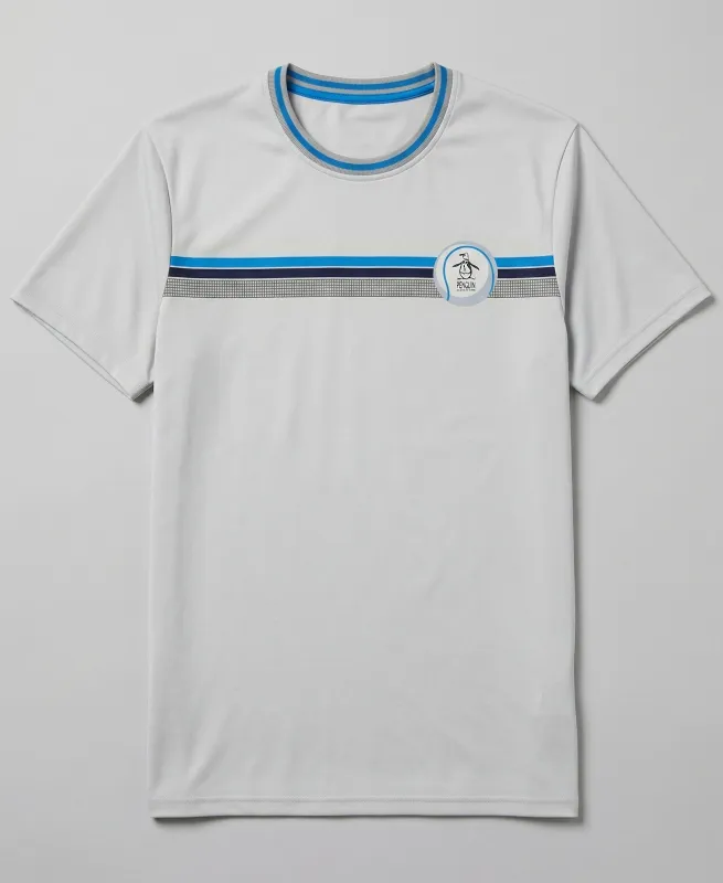 Striped Net Tennis Graphic Tee made by Original Penguin