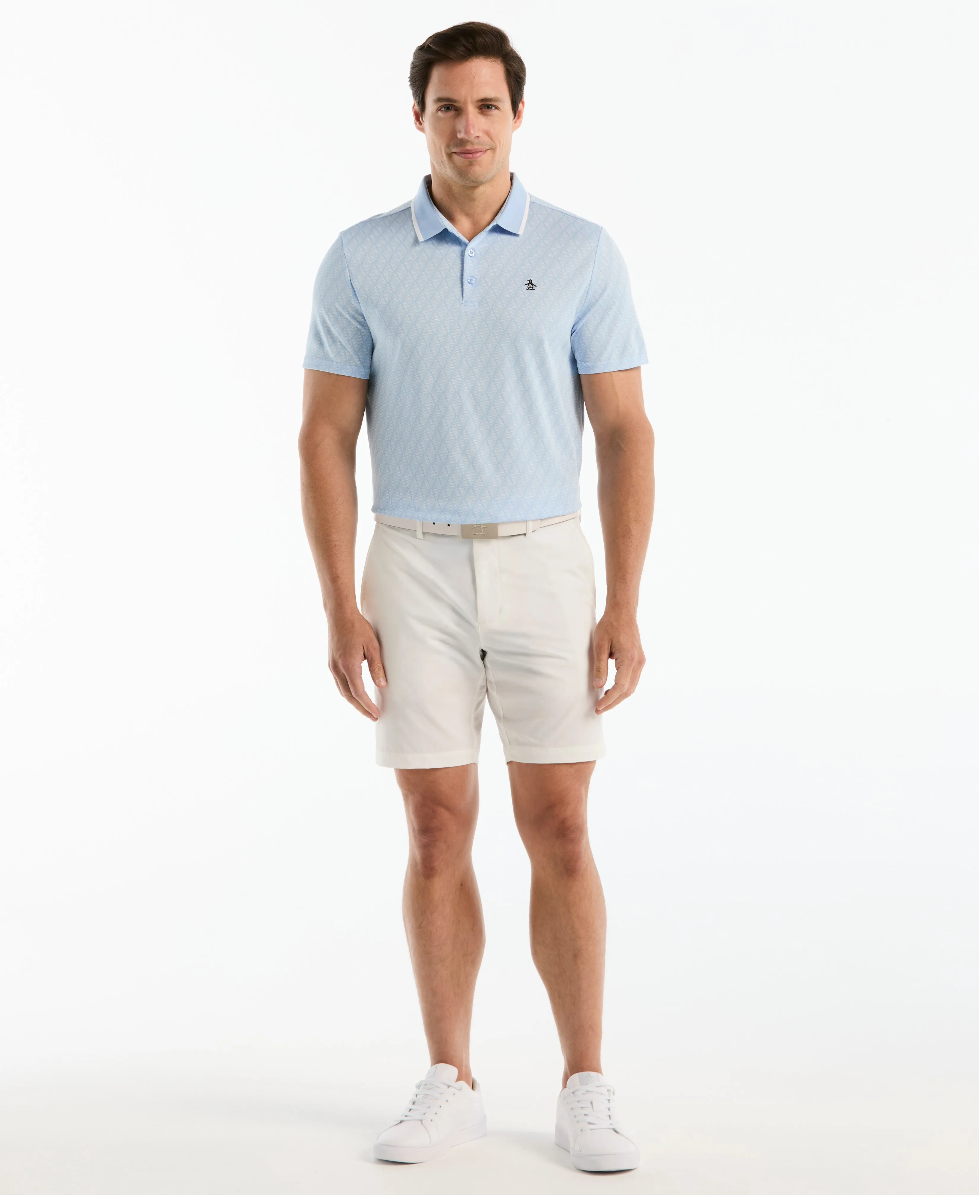 Check Jacquard Golf Polo sold by Original Penguin product image thumbnail 4