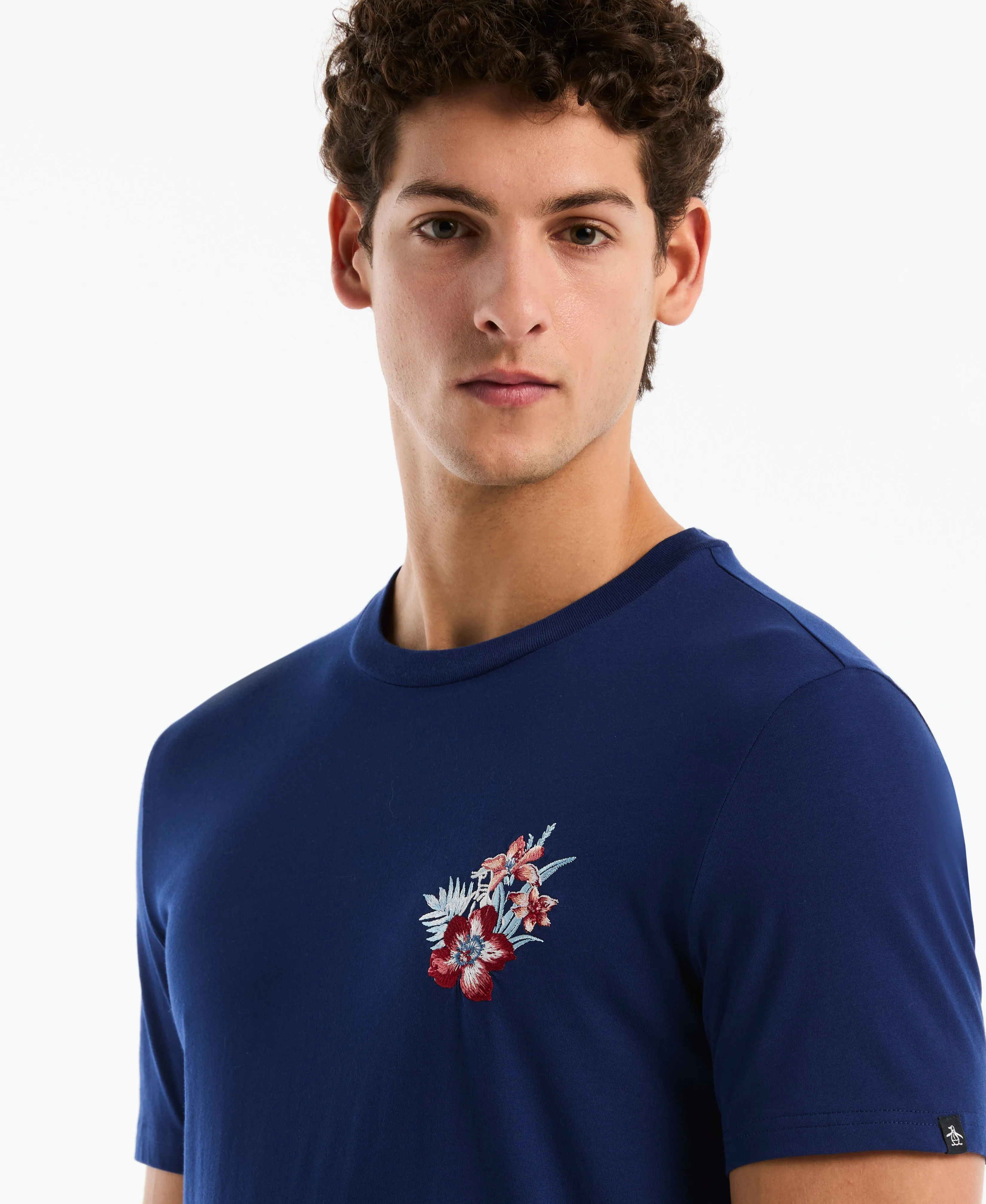 Embroidered Floral Graphic Tee sold by Original Penguin product image thumbnail 3