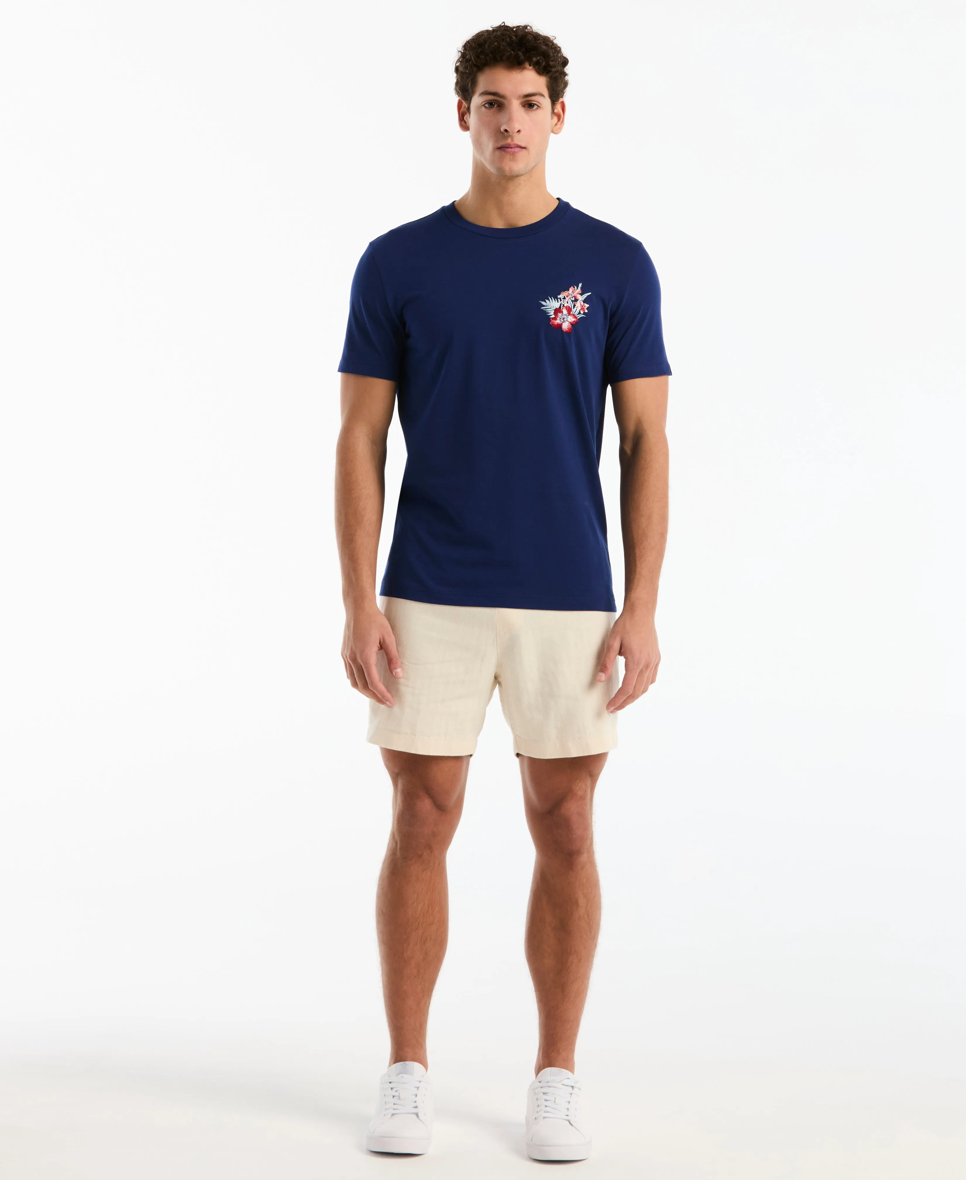 Embroidered Floral Graphic Tee sold by Original Penguin product image thumbnail 4