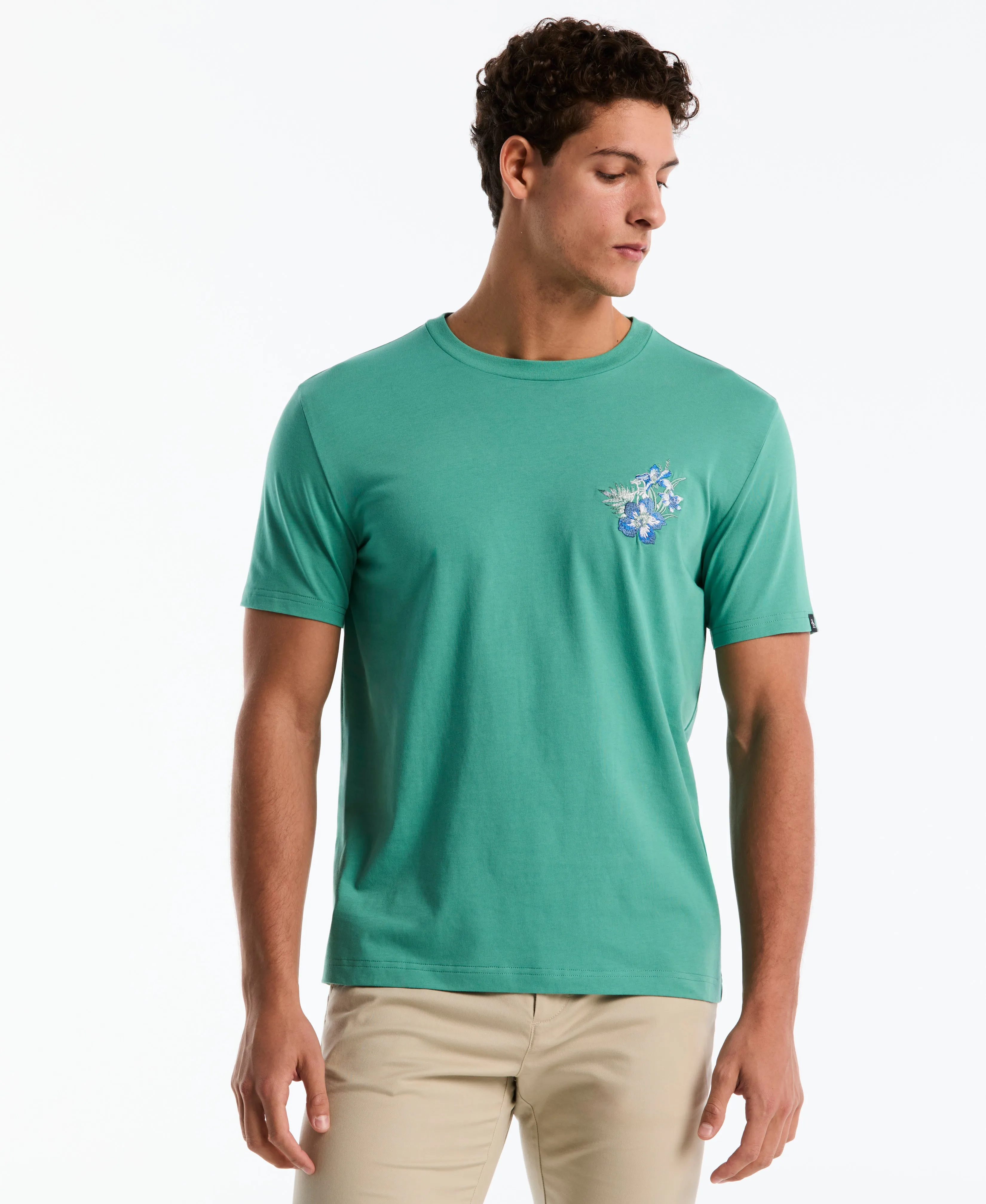 Embroidered Floral Graphic Tee sold by Original Penguin product image thumbnail 5