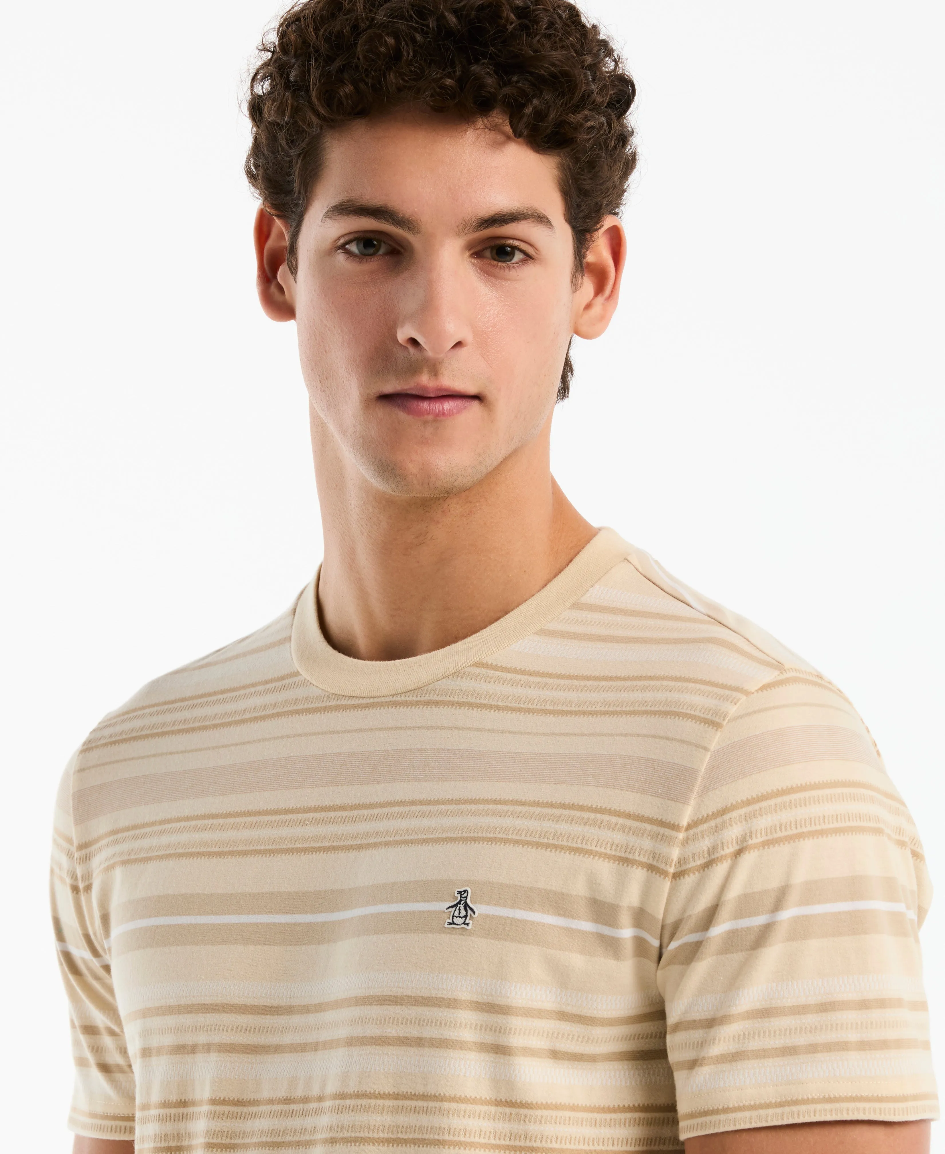 Jacquard Dashed Striped Tee sold by Original Penguin product image thumbnail 3