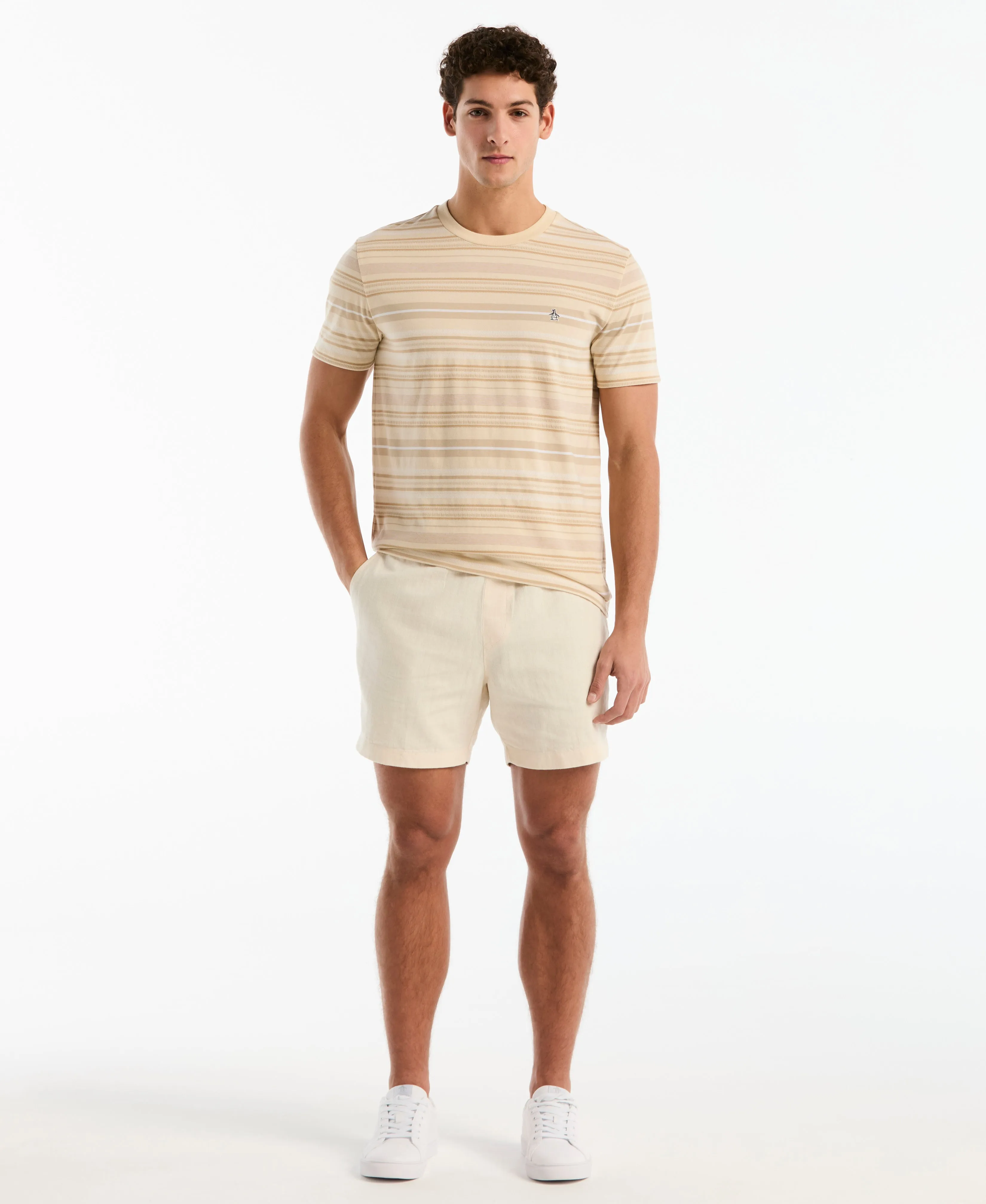 Jacquard Dashed Striped Tee sold by Original Penguin product image thumbnail 4