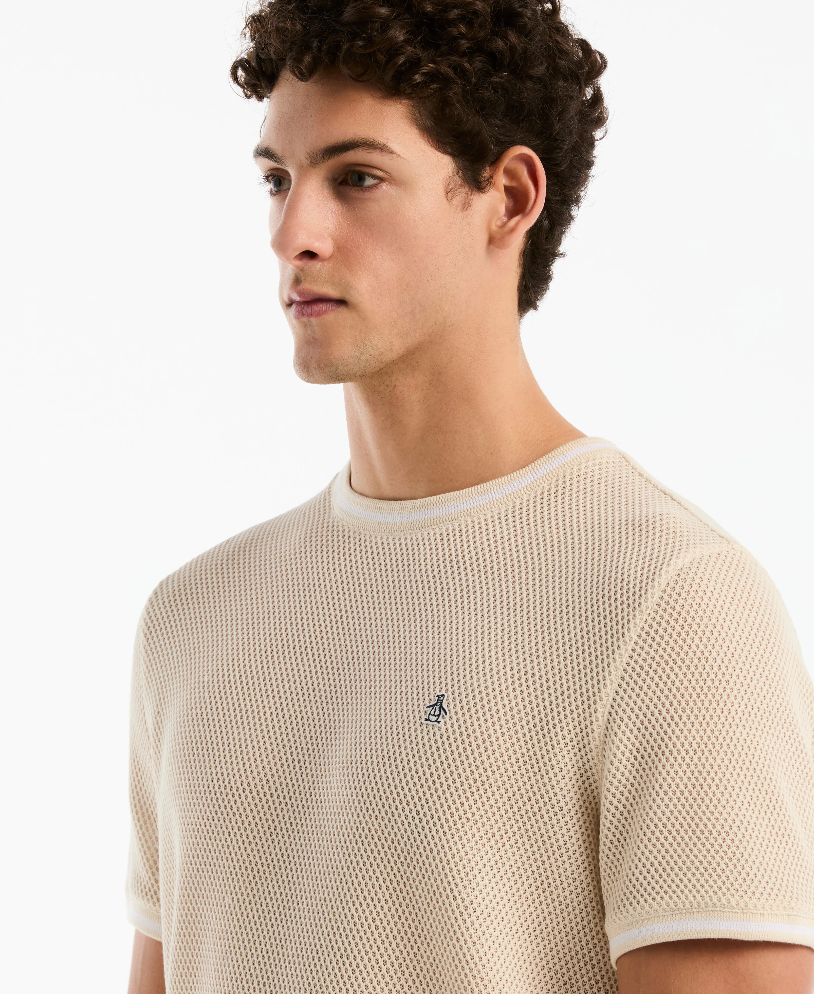 Jacquard Honeycomb Texture Tee sold by Original Penguin product image thumbnail 3