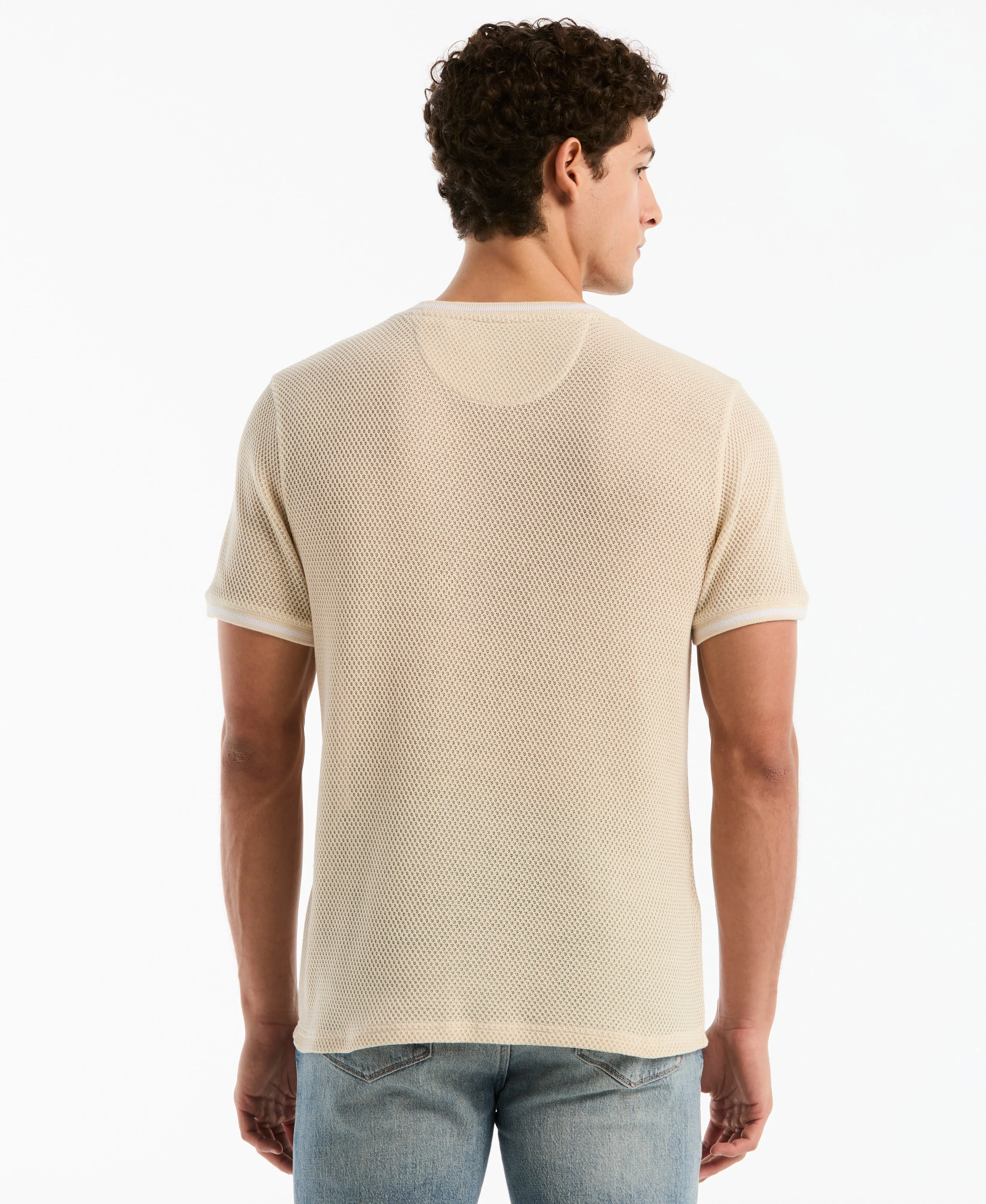 Jacquard Honeycomb Texture Tee sold by Original Penguin product image thumbnail 2