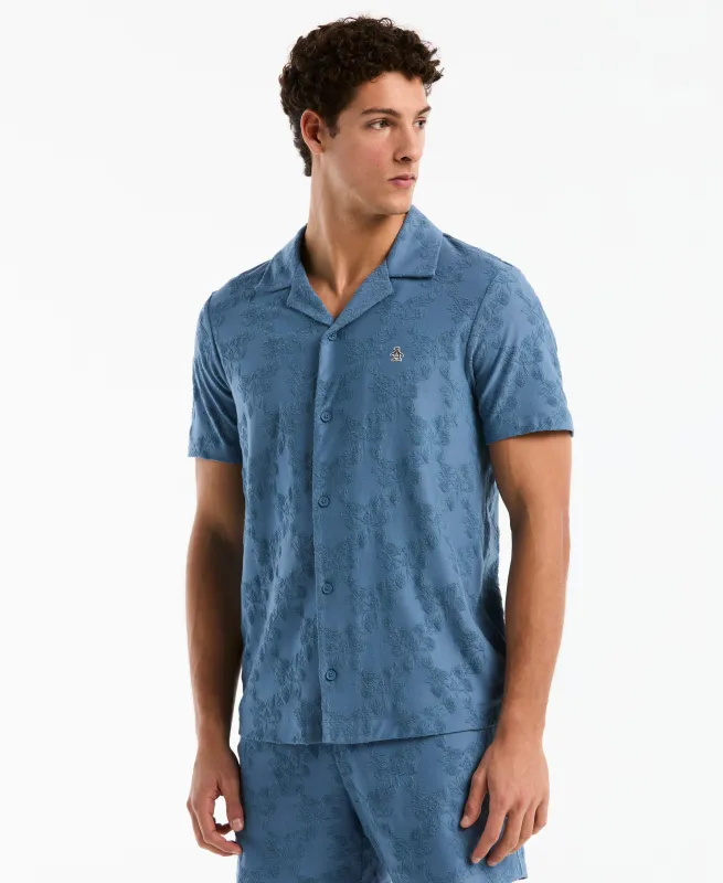 Terry Jacquard Hawaiian Shirt made by Original Penguin