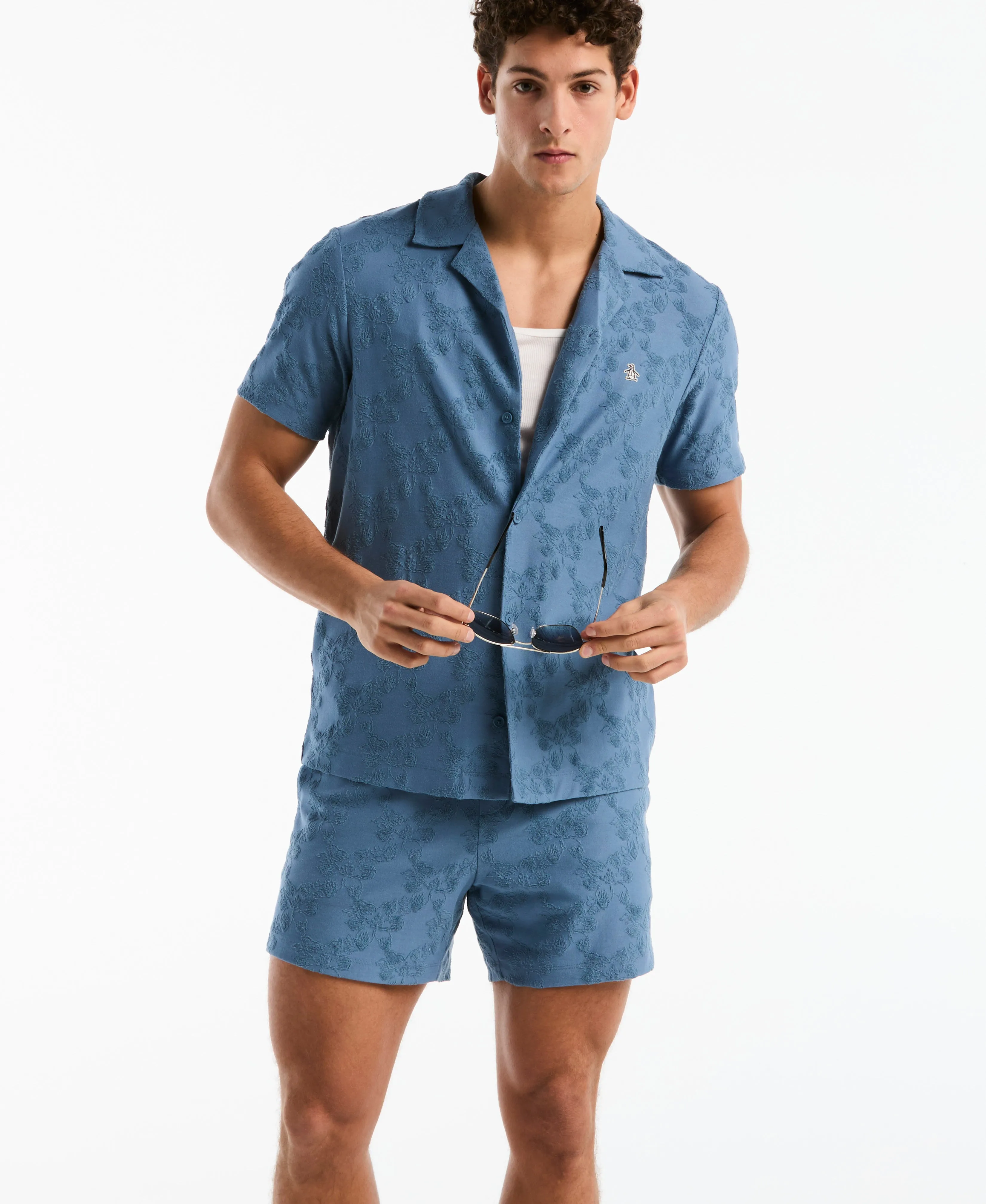 Terry Jacquard Hawaiian Shirt sold by Original Penguin product image thumbnail 4