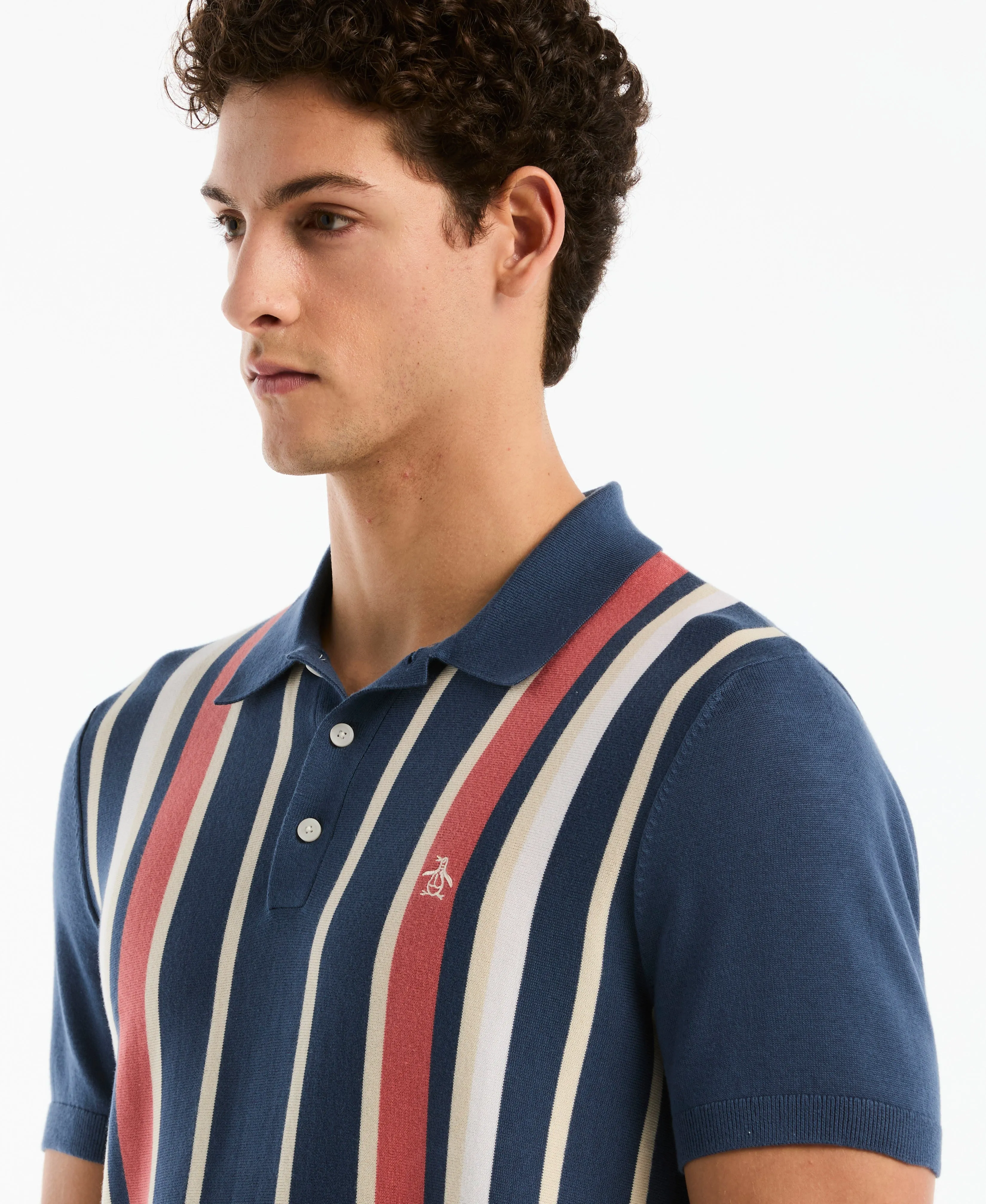 Vertical Color Stripe Sweater Polo sold by Original Penguin product image thumbnail 3