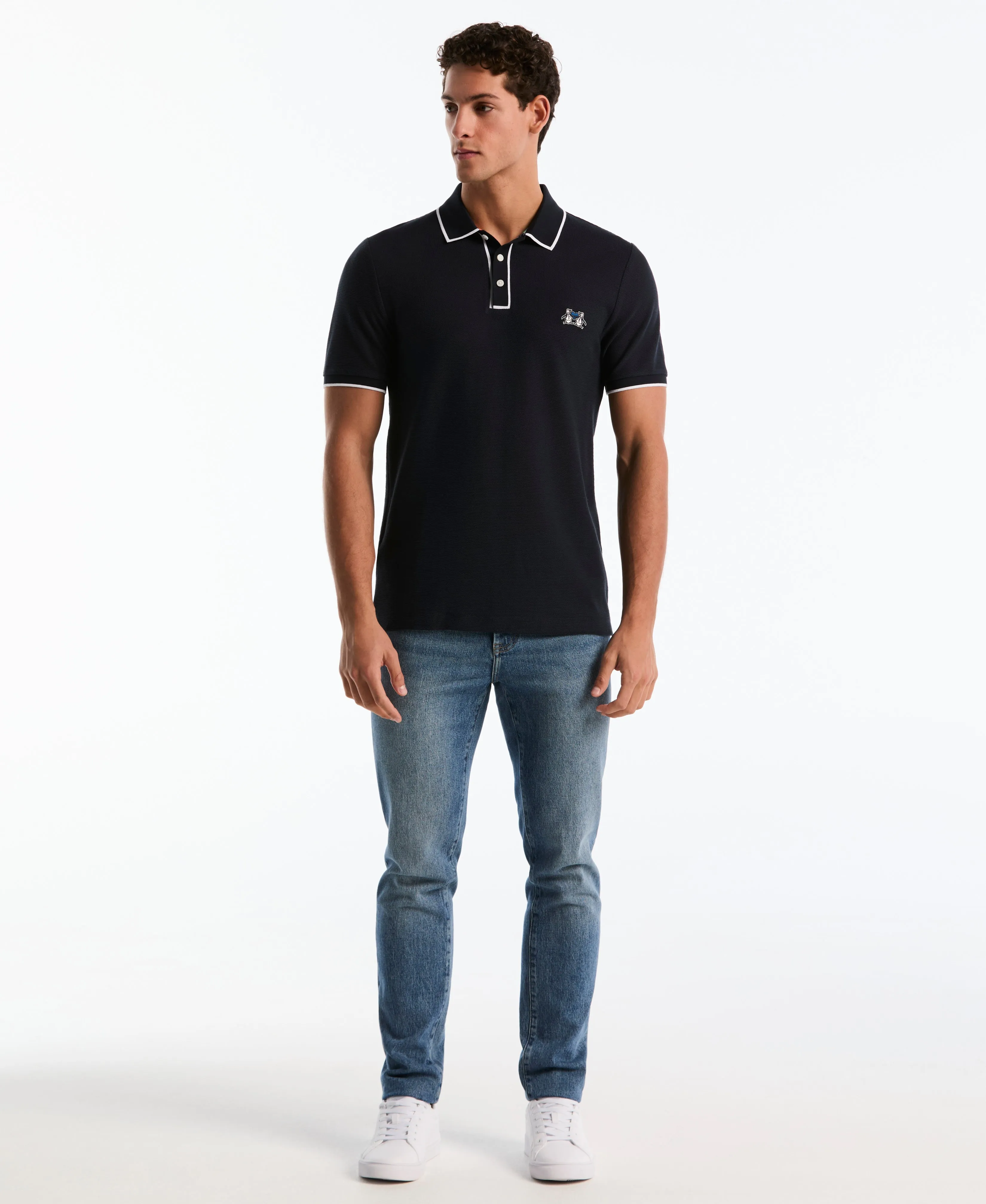 Earl Mesh Pride Polo sold by Original Penguin product image thumbnail 4