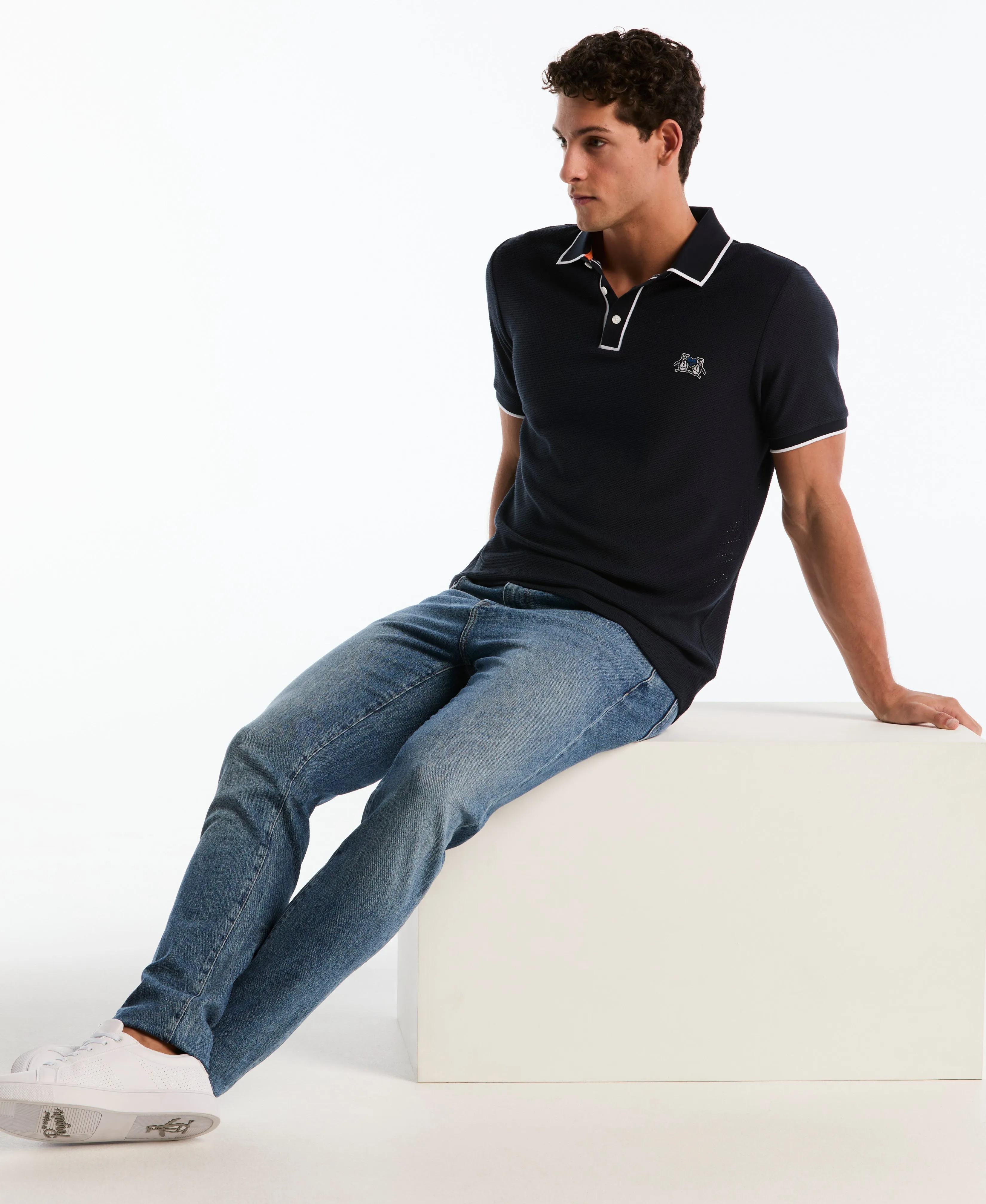 Earl Mesh Pride Polo sold by Original Penguin product image thumbnail 5