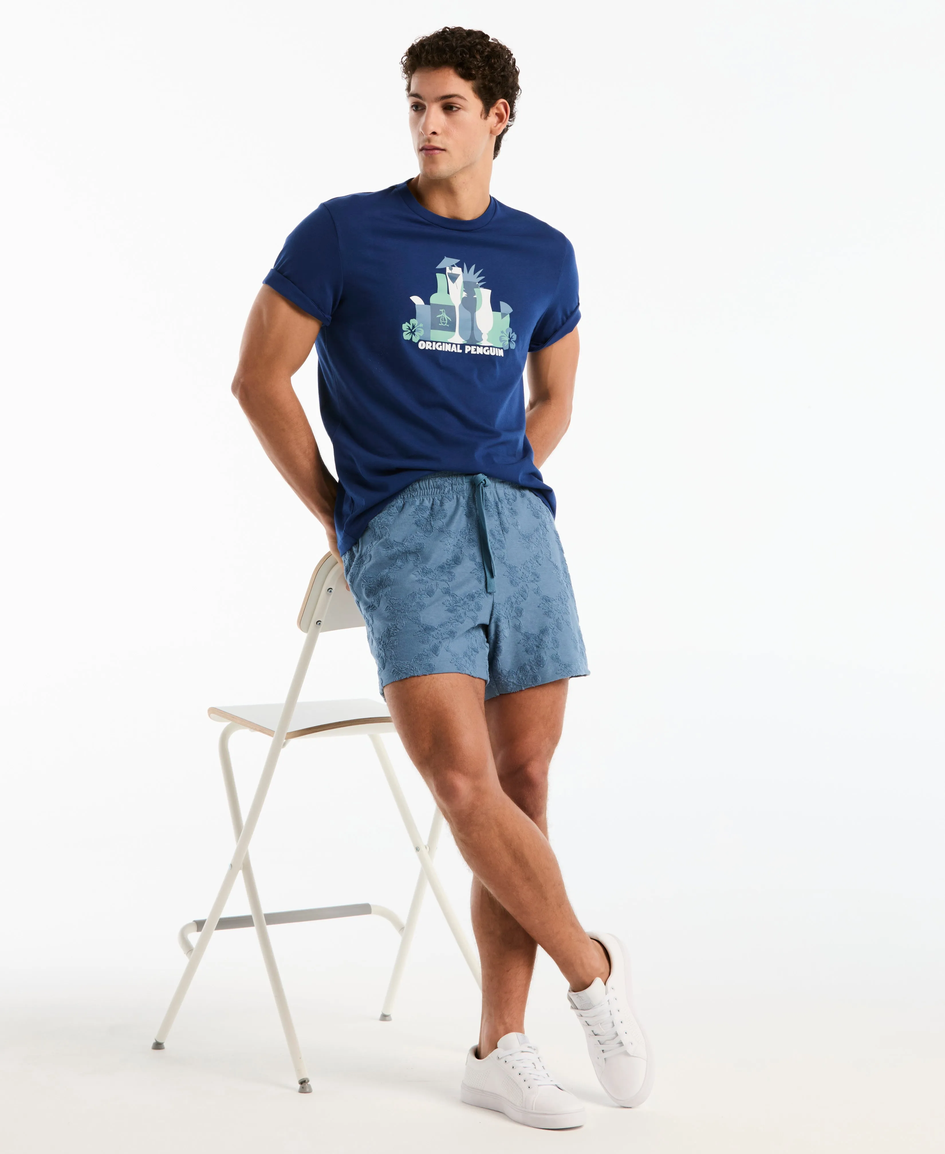 Pete Drinks Graphic Tee sold by Original Penguin product image thumbnail 4