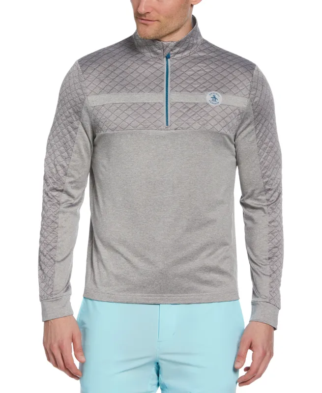 Mixed Media 1/4 Zip Pullover made by Original Penguin