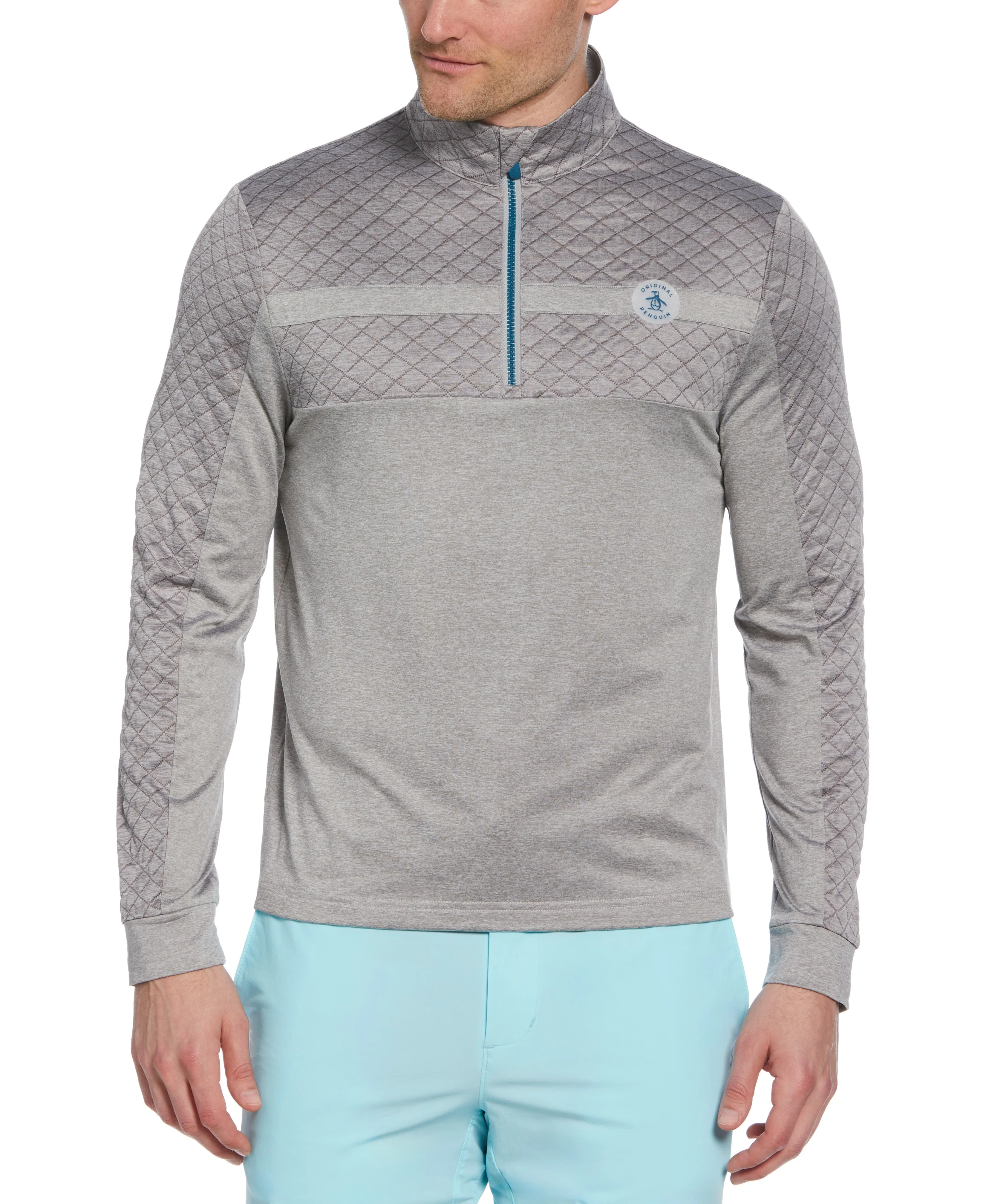 Mixed Media 1/4 Zip Pullover sold by Original Penguin