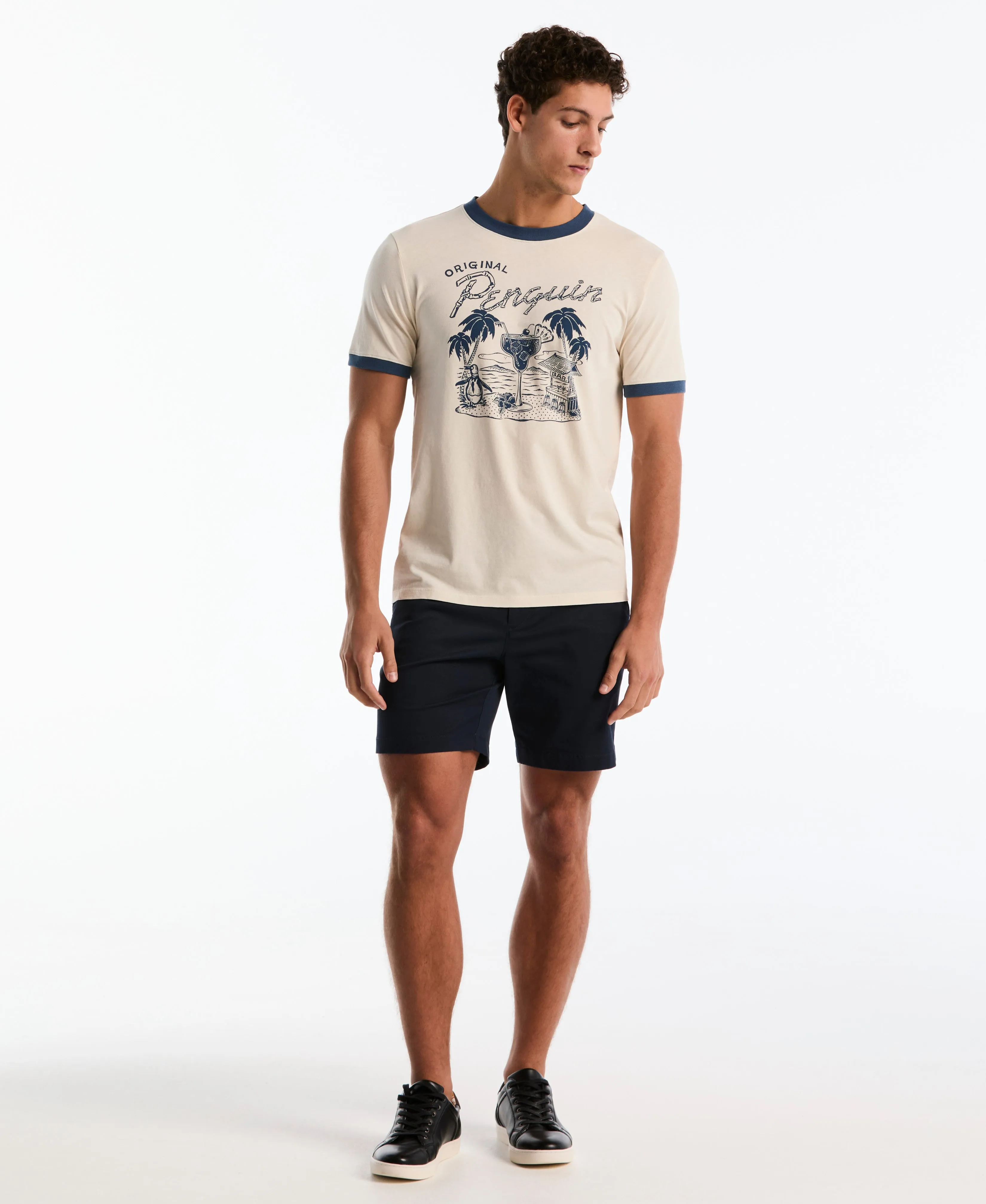 Tropical Drink Graphic Ringer Tee sold by Original Penguin product image thumbnail 4