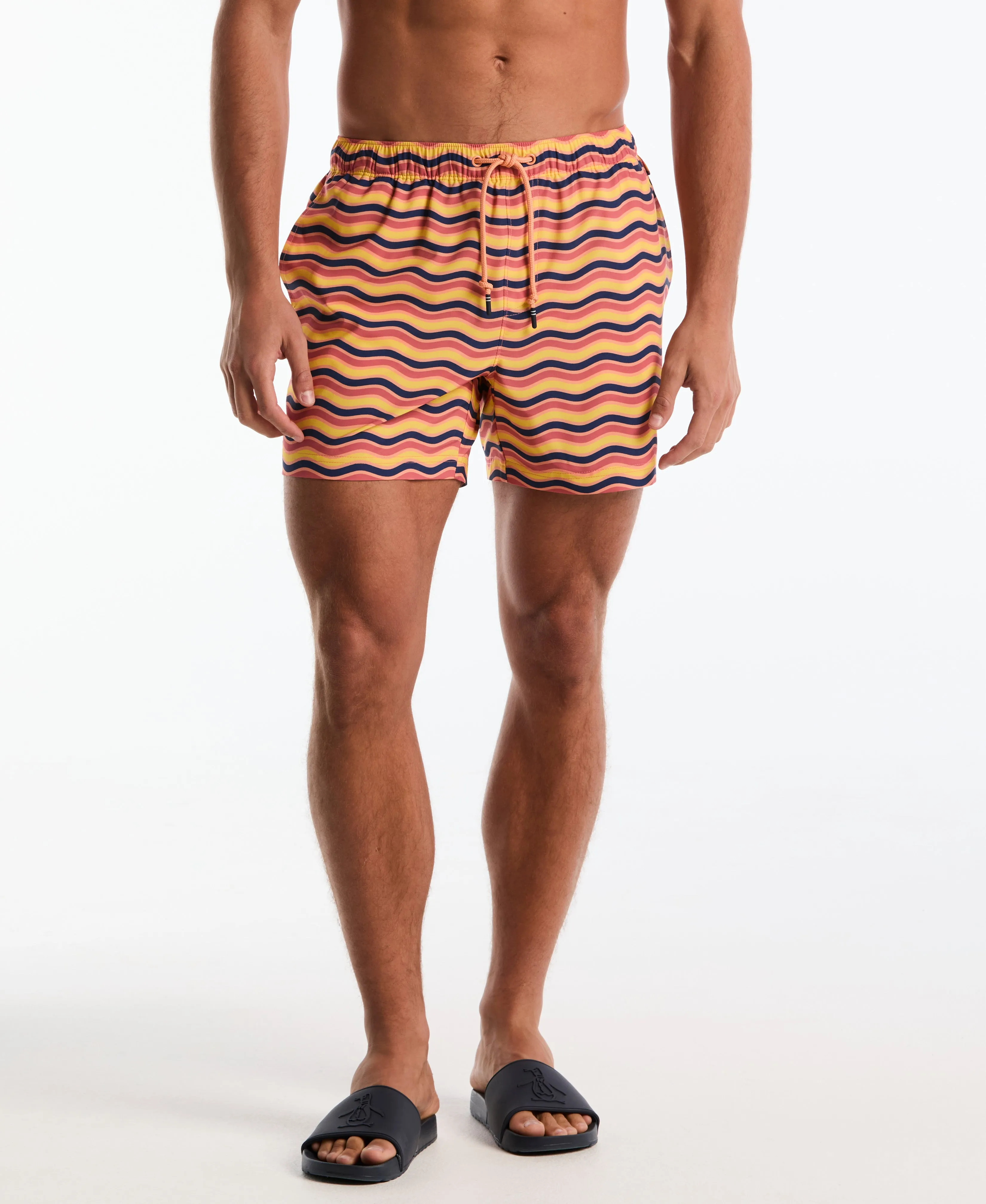 5" Multi Waves Print Swim Shorts sold by Original Penguin product image thumbnail 3