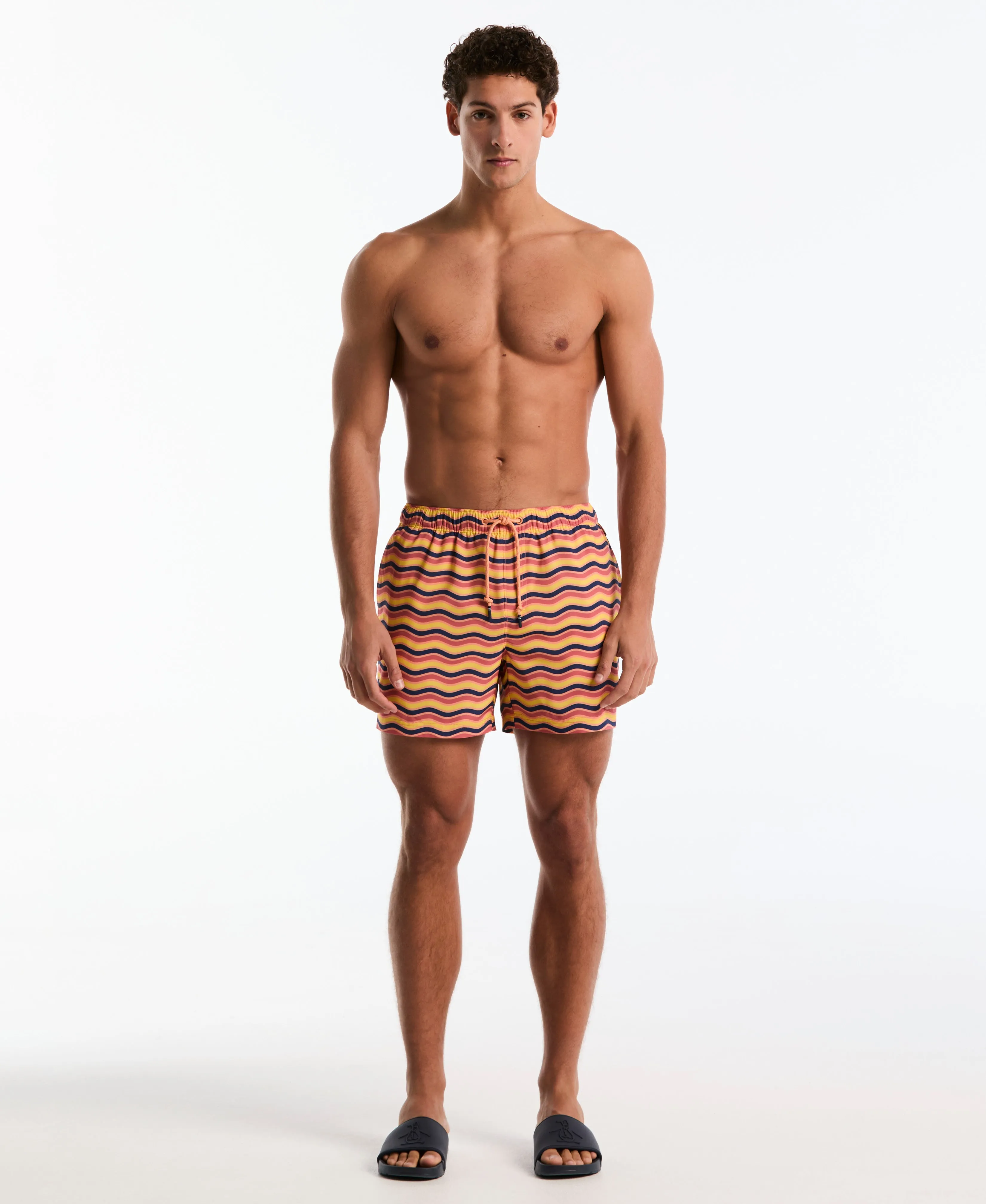 5" Multi Waves Print Swim Shorts sold by Original Penguin product image thumbnail 5