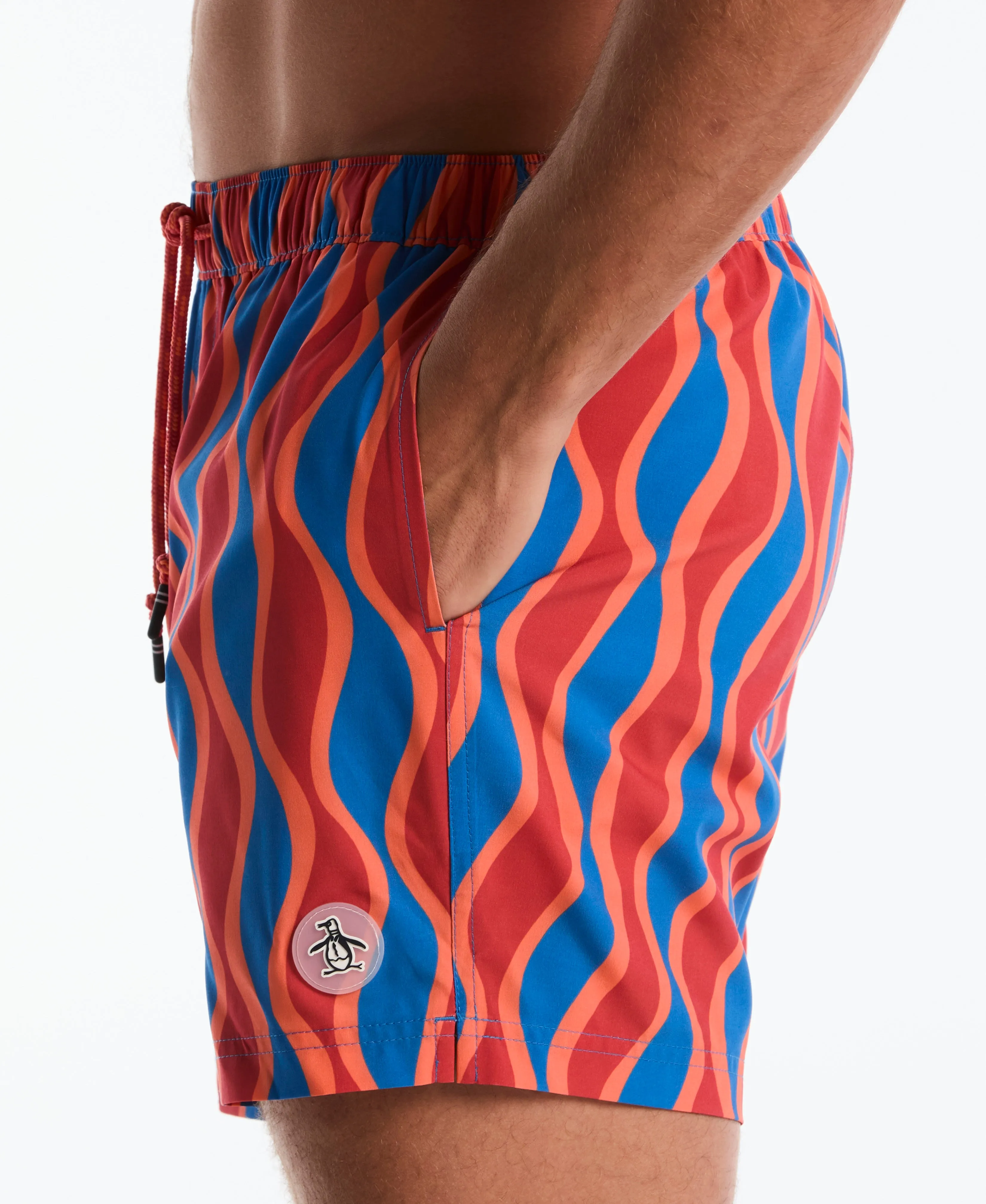 5" Vertical Wavy Stripe Swim Short sold by Original Penguin product image thumbnail 4