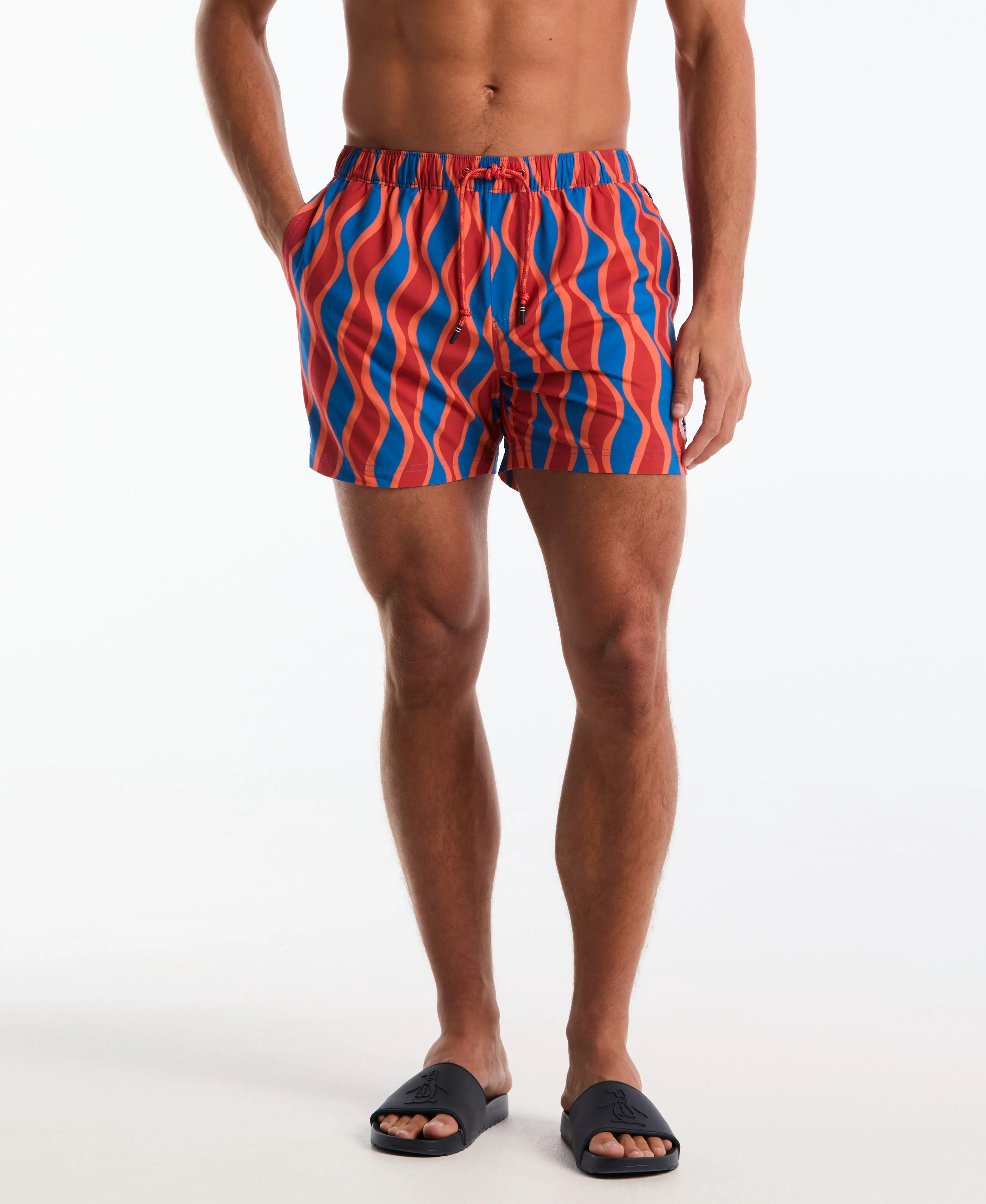 5" Vertical Wavy Stripe Swim Short sold by Original Penguin product image thumbnail 3