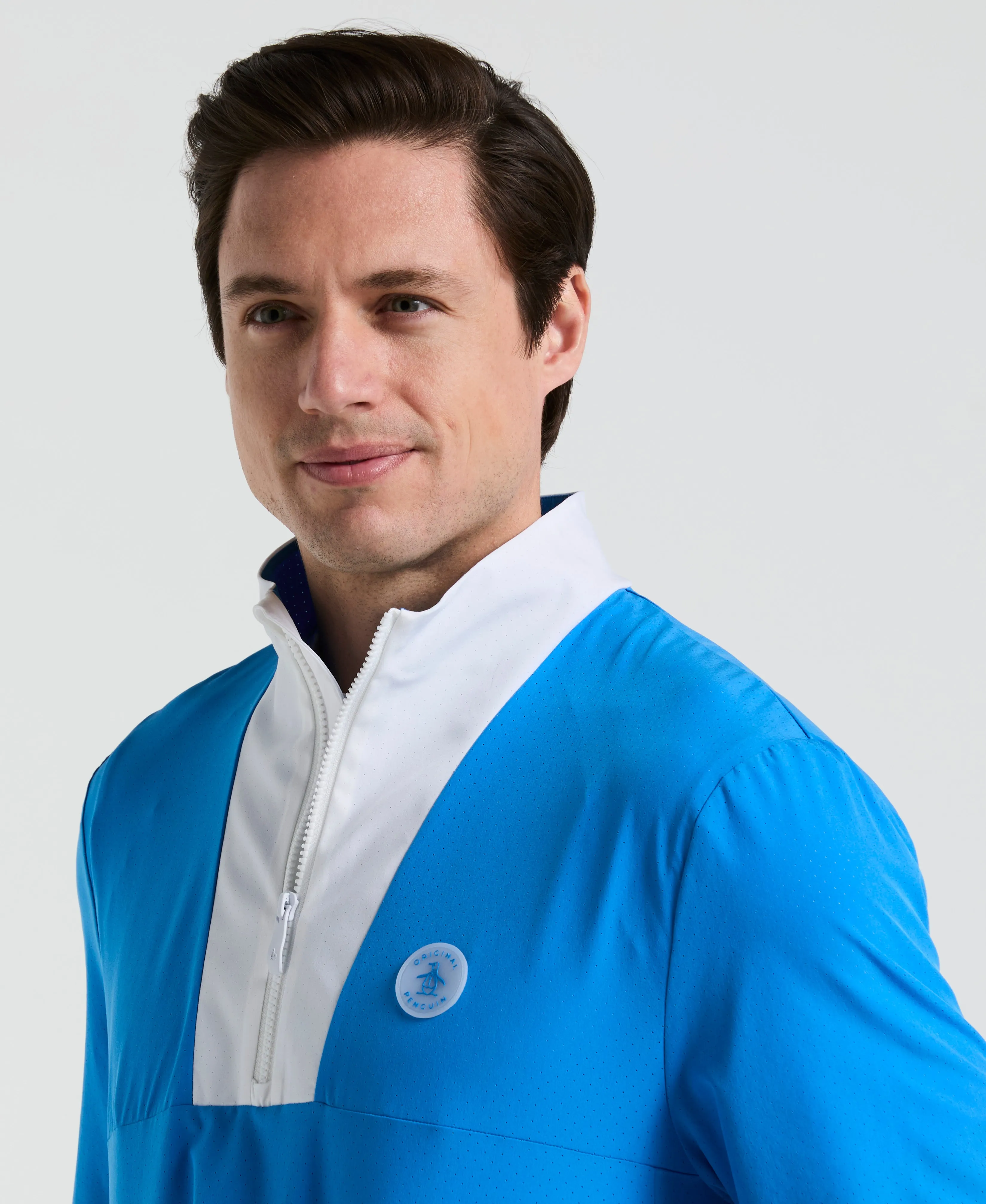 Quarter Zip Color Block Layering Golf Jacket sold by Original Penguin product image thumbnail 3