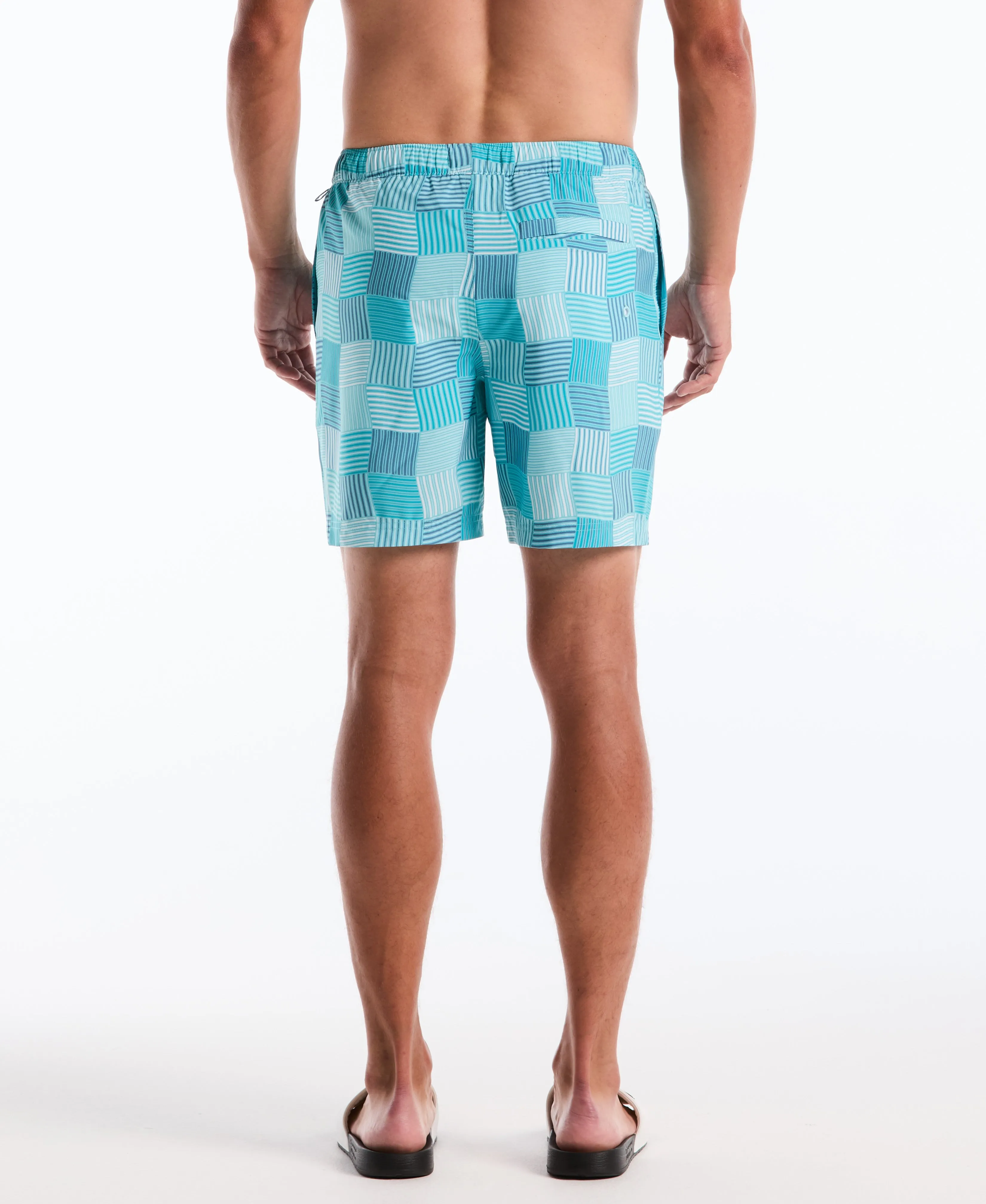 7" Wavy Tile Print Swim Short sold by Original Penguin product image thumbnail 2