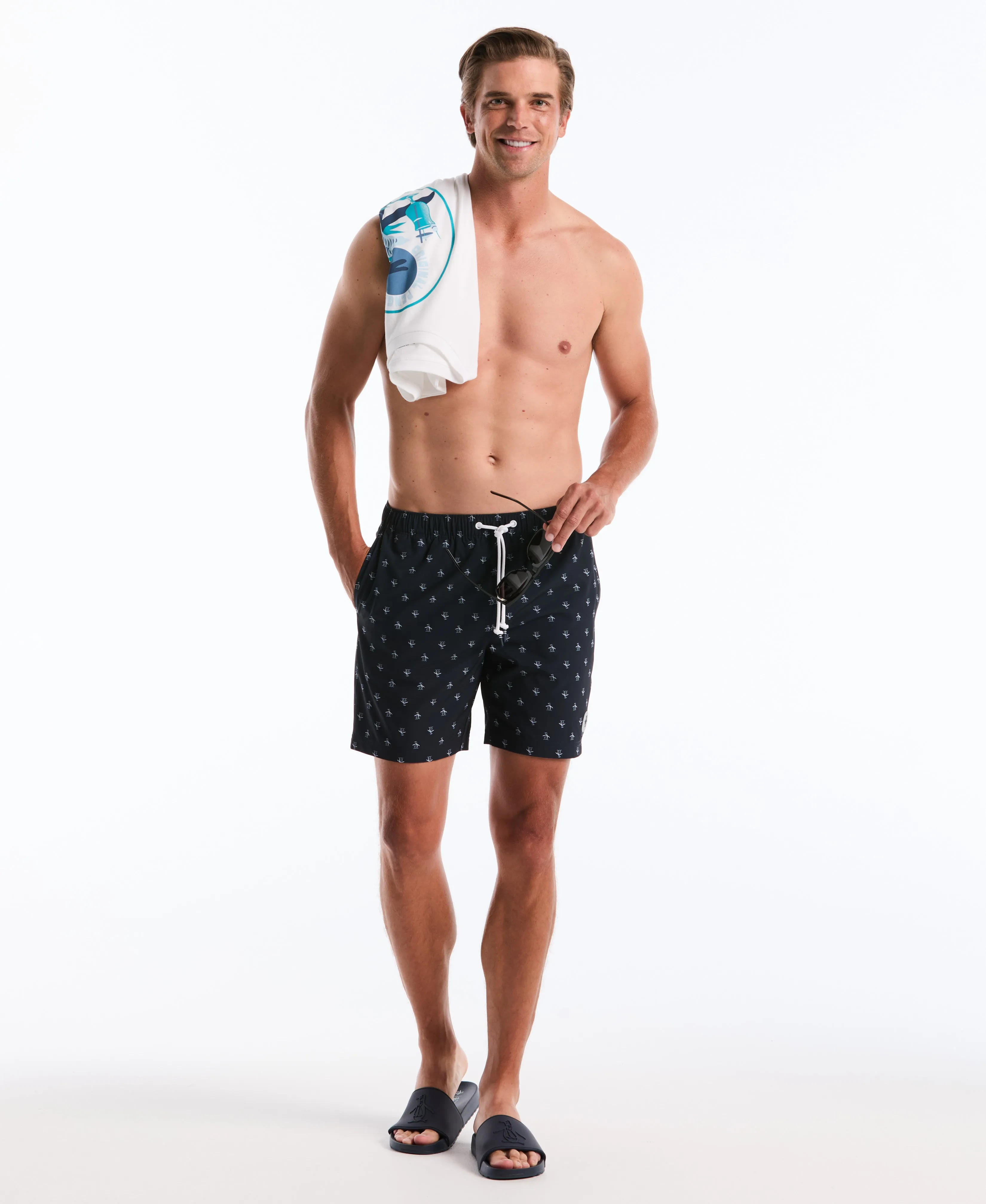 7" Re-Pete Volley Swim Short sold by Original Penguin product image thumbnail 5
