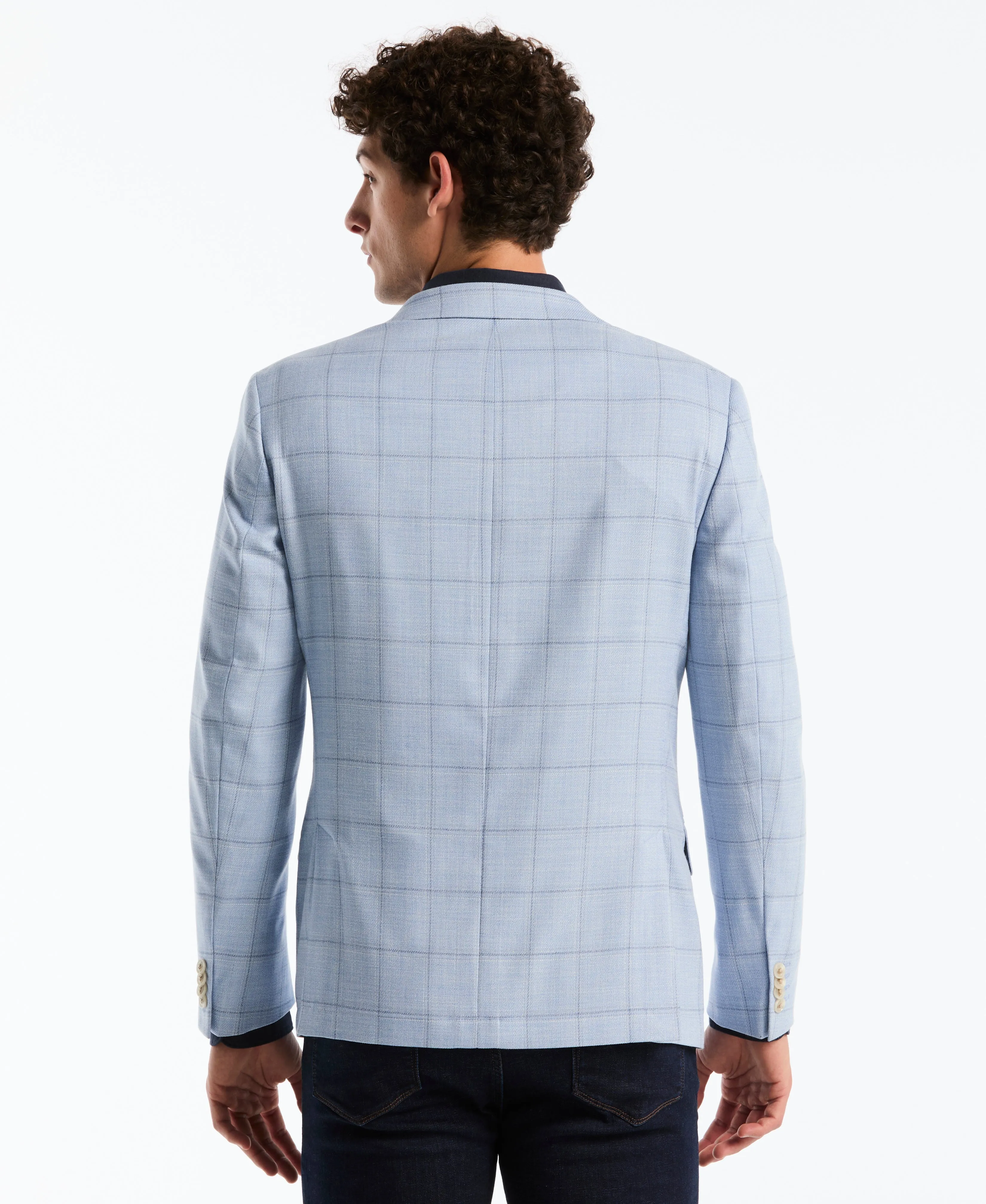 Light Blue Check Suit Separate Jacket sold by Original Penguin product image thumbnail 2