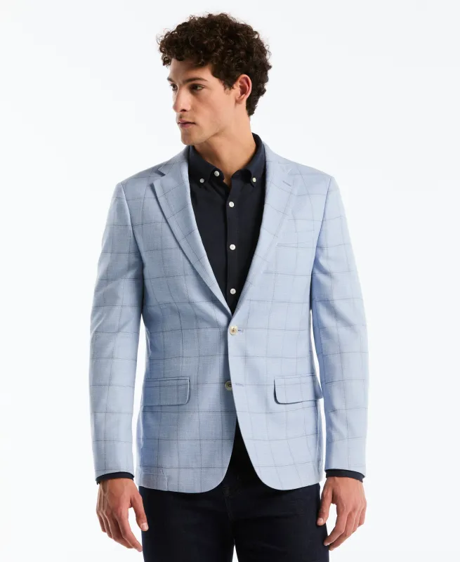 Light Blue Check Suit Separate Jacket made by Original Penguin