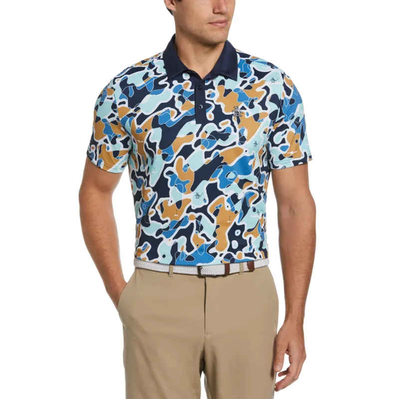 Bunker Print Golf Polo sold by Original Penguin