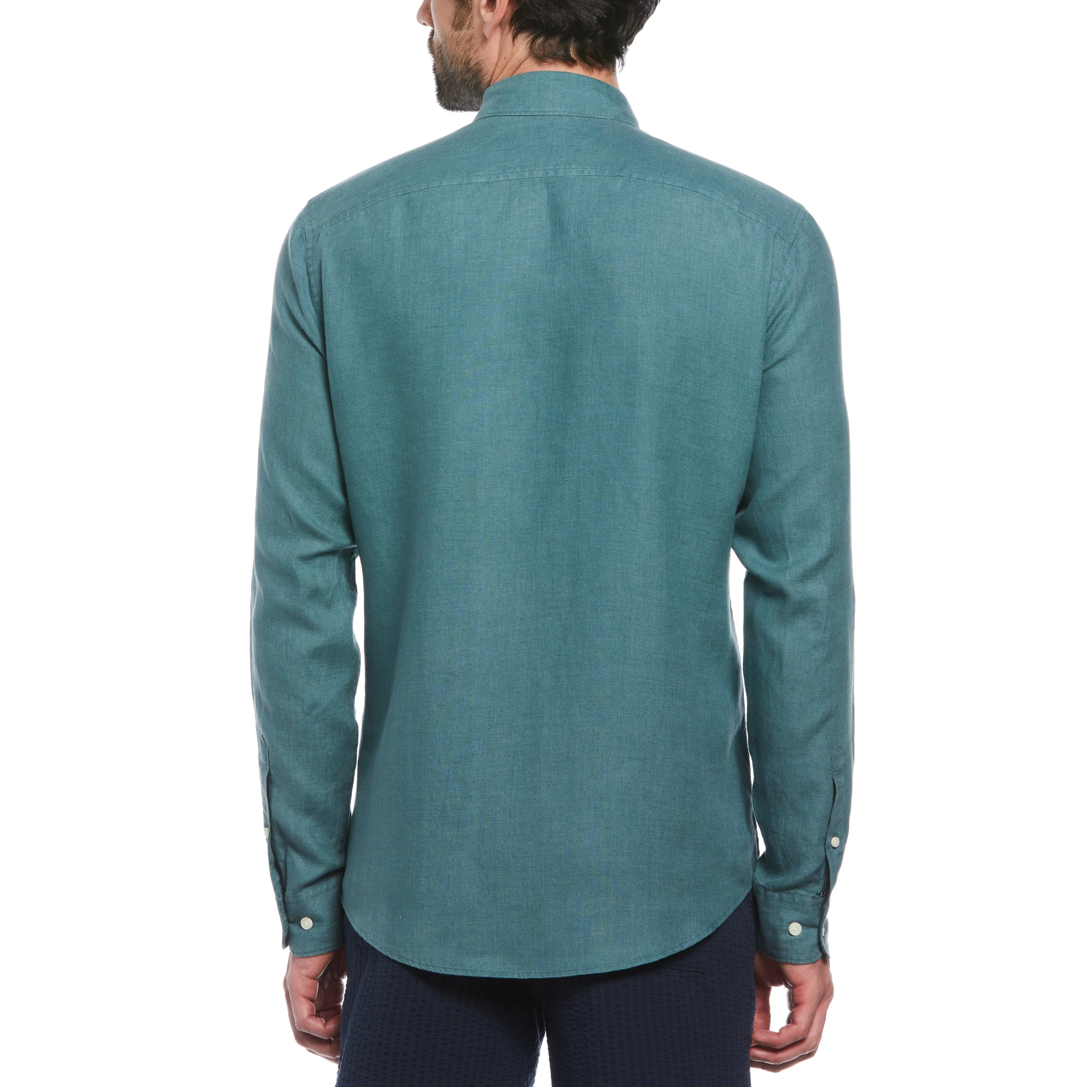 Delave Linen Long Sleeve Button-Down Shirt sold by Original Penguin product image thumbnail 2