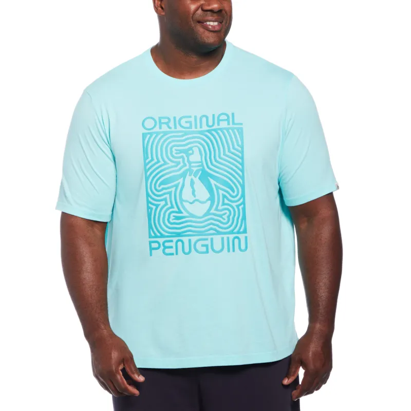 Big & Tall Groovy Pete Print Tee made by Original Penguin
