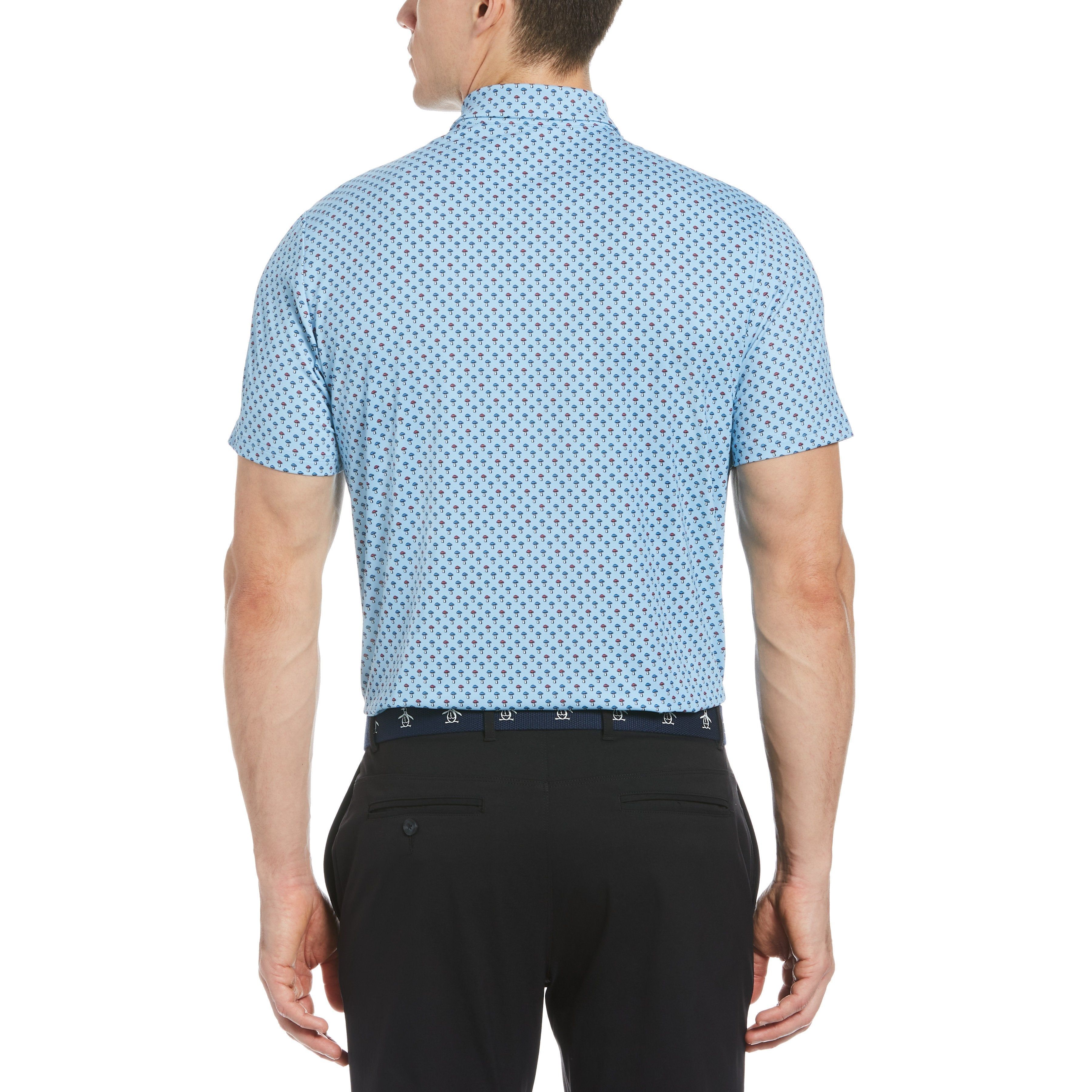 Mushroom Allover Print Golf Polo sold by Original Penguin product image thumbnail 3