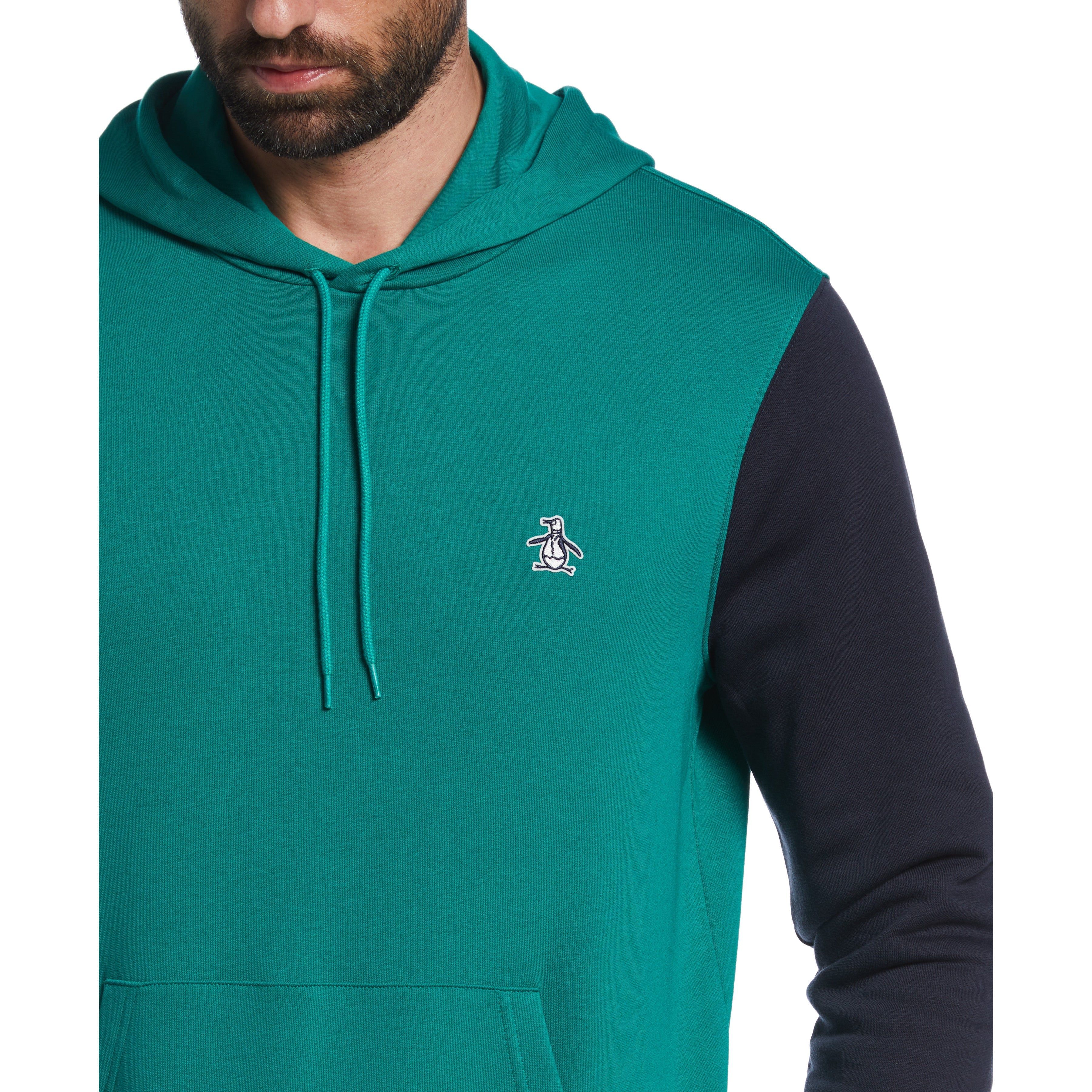 Tipped Color Block Fleece Hoodie sold by Original Penguin product image thumbnail 3
