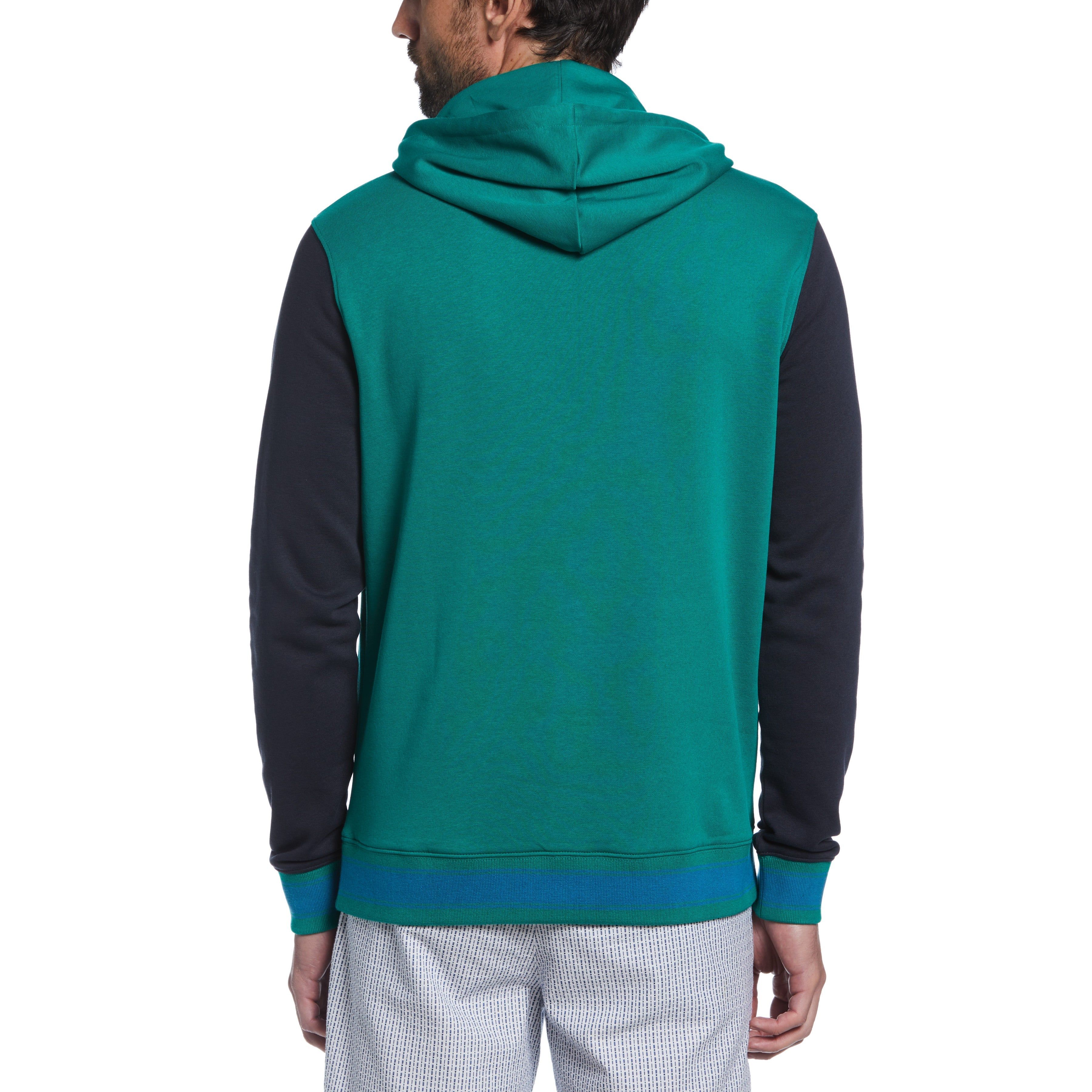 Tipped Color Block Fleece Hoodie sold by Original Penguin product image thumbnail 2