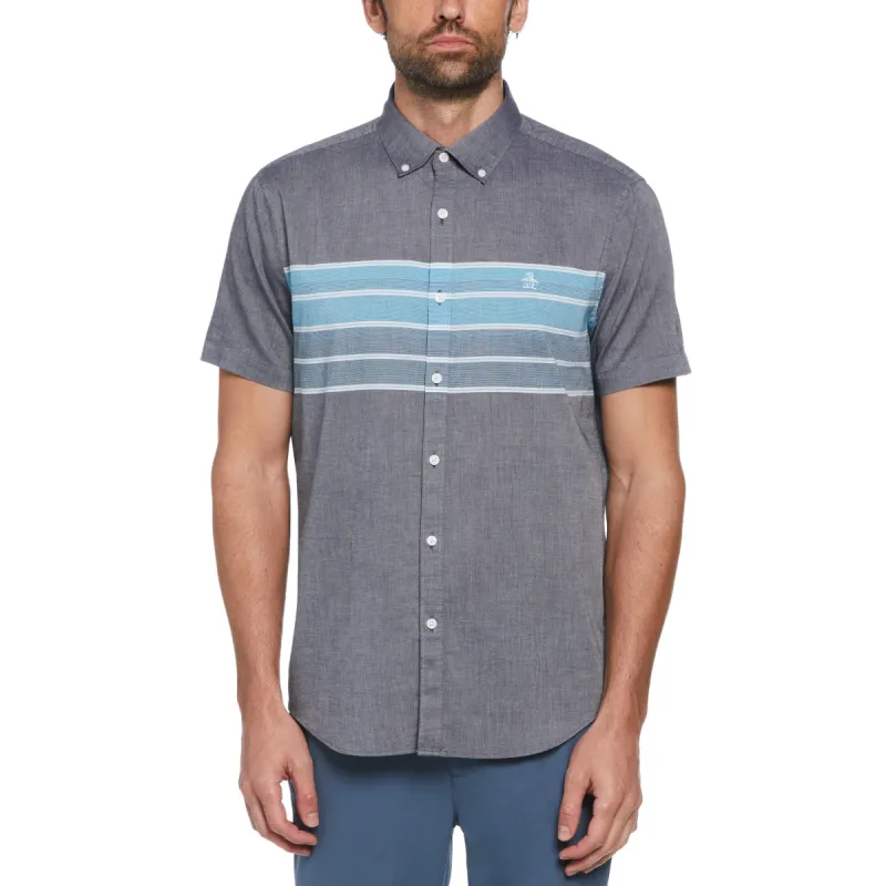 Cotton Chest Stripe Shirt sold by Original Penguin