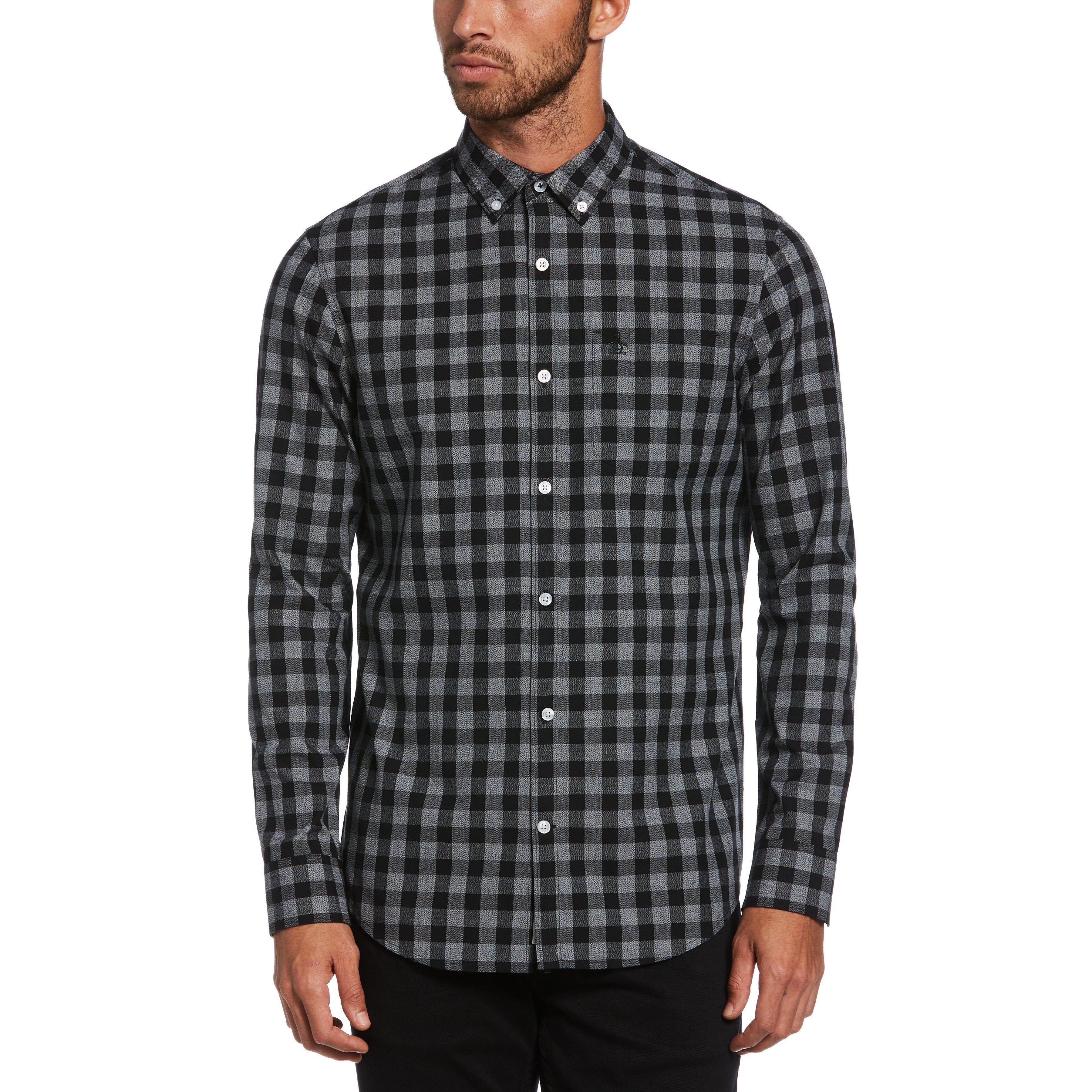Gingham Print Shirt sold by Original Penguin