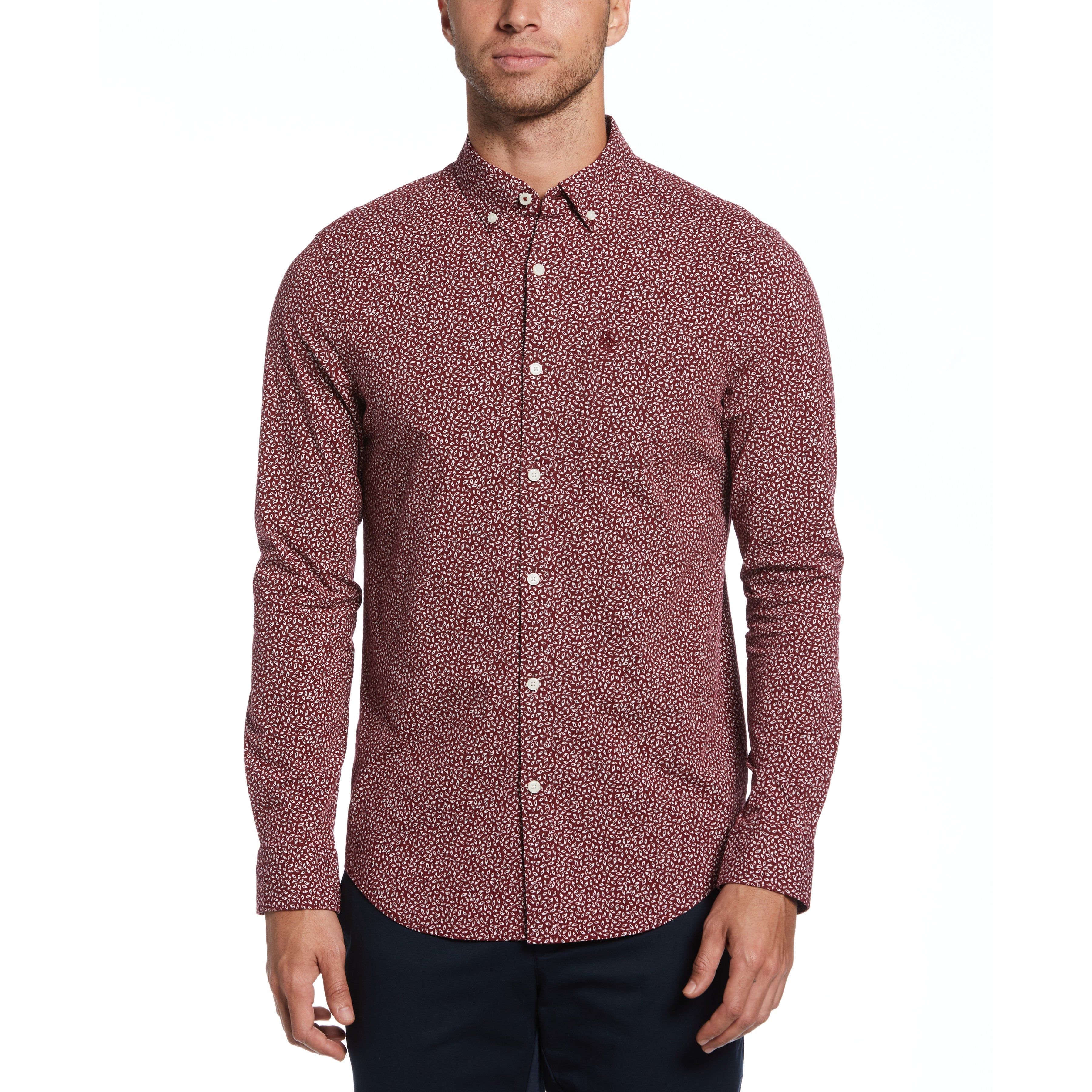 Micro Print Button Down sold by Original Penguin