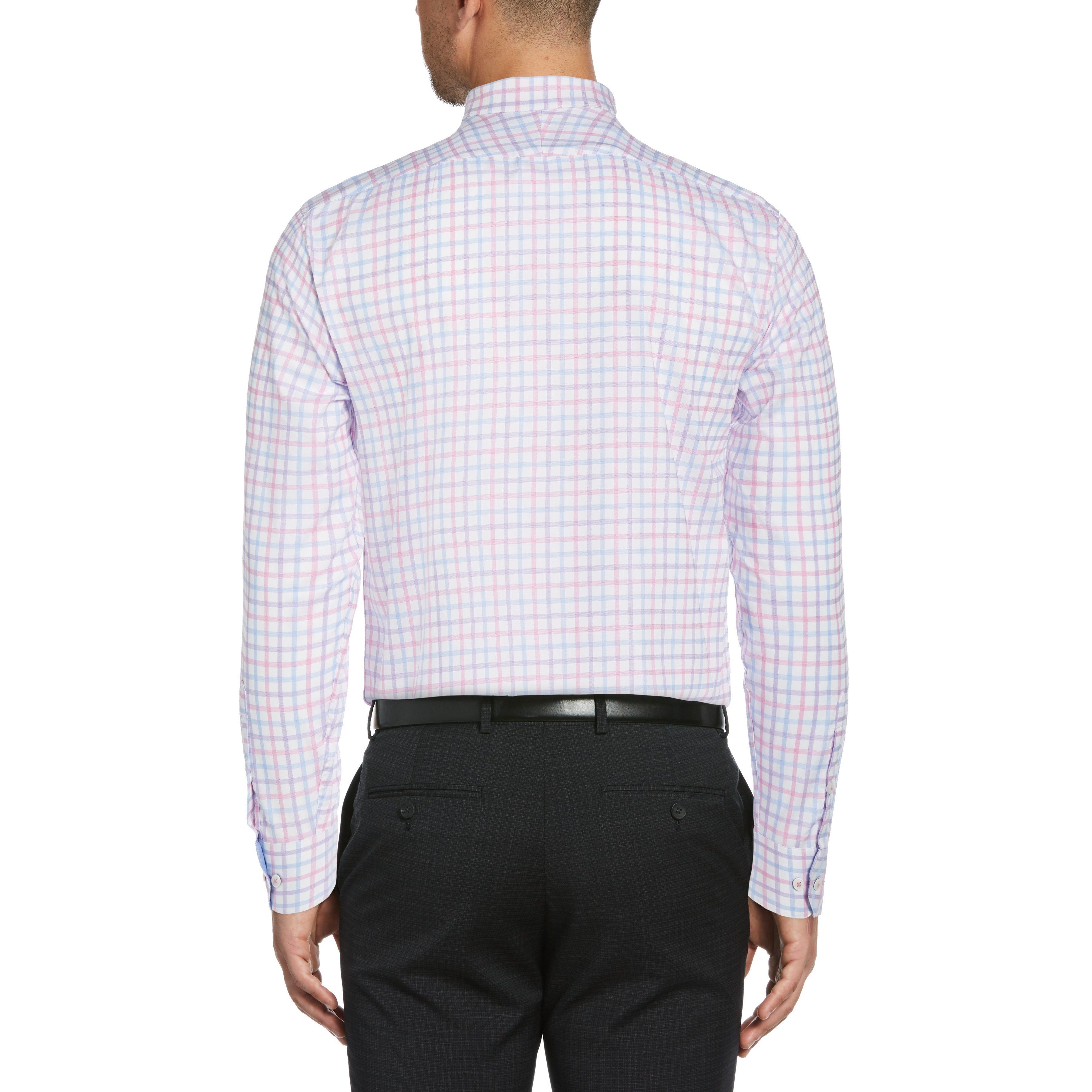 Satin Windowpane Dress Shirt sold by Original Penguin product image thumbnail 2