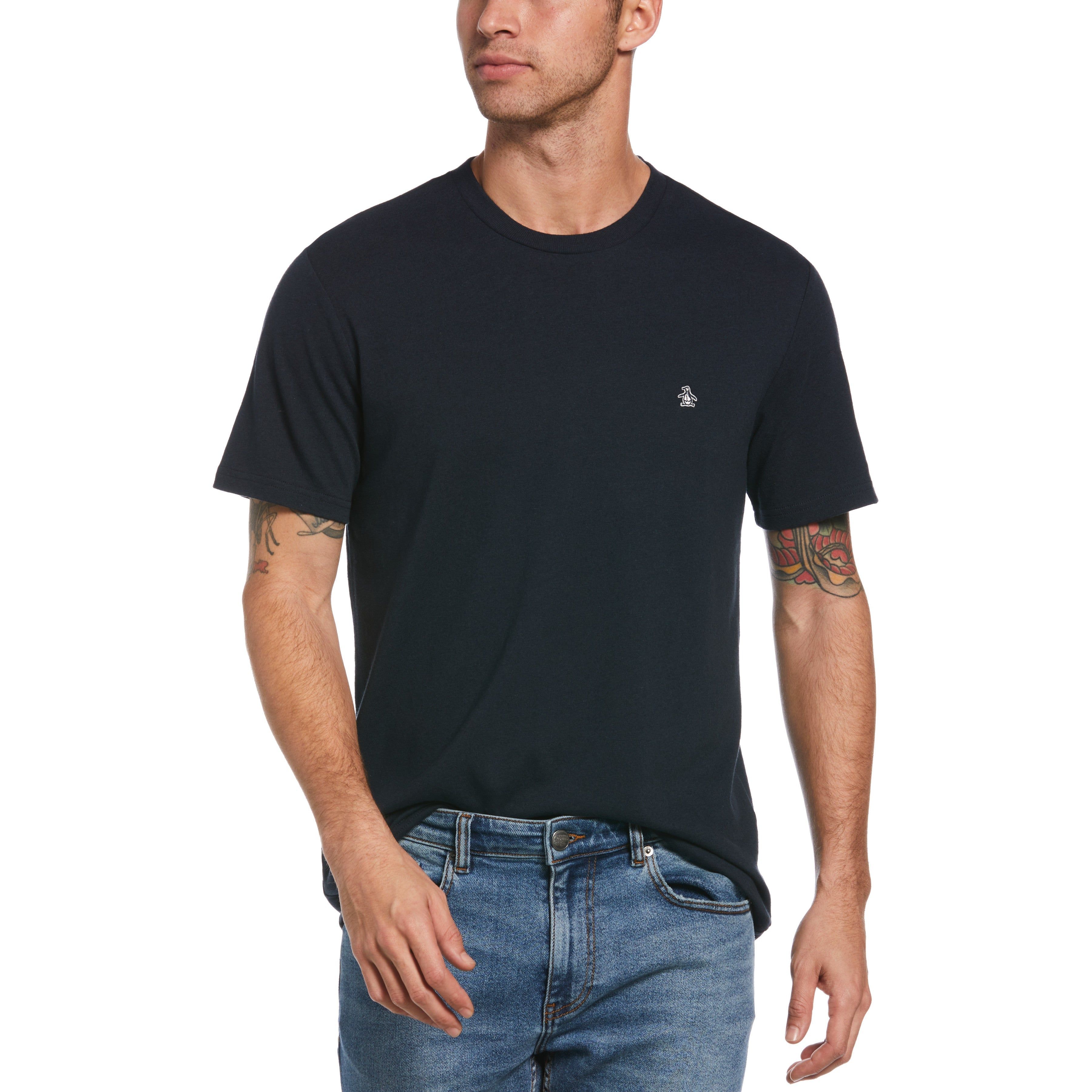 Linen Blend Tee sold by Original Penguin