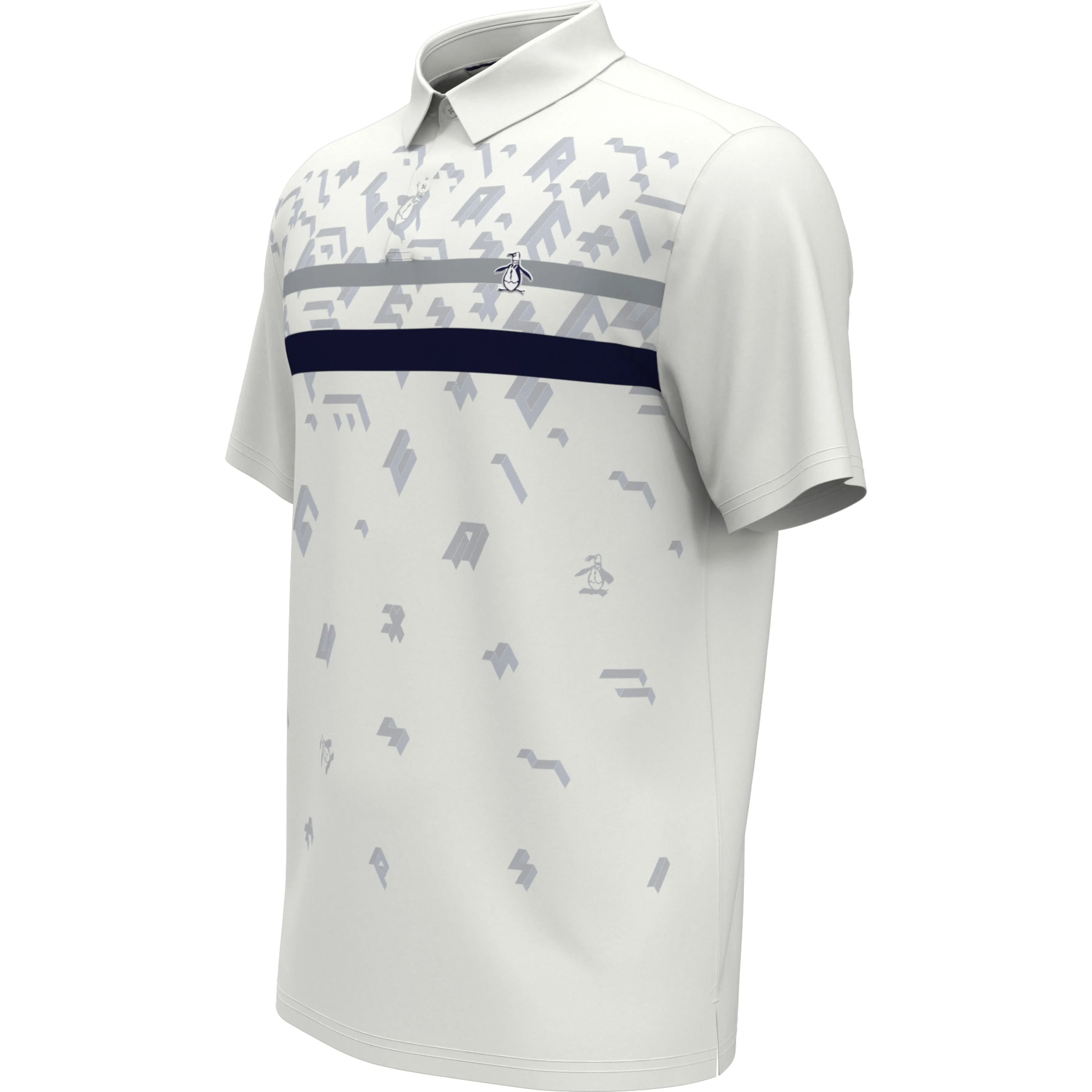 Got Game Engineered Stripe Block Print Polo sold by Original Penguin product image thumbnail 3