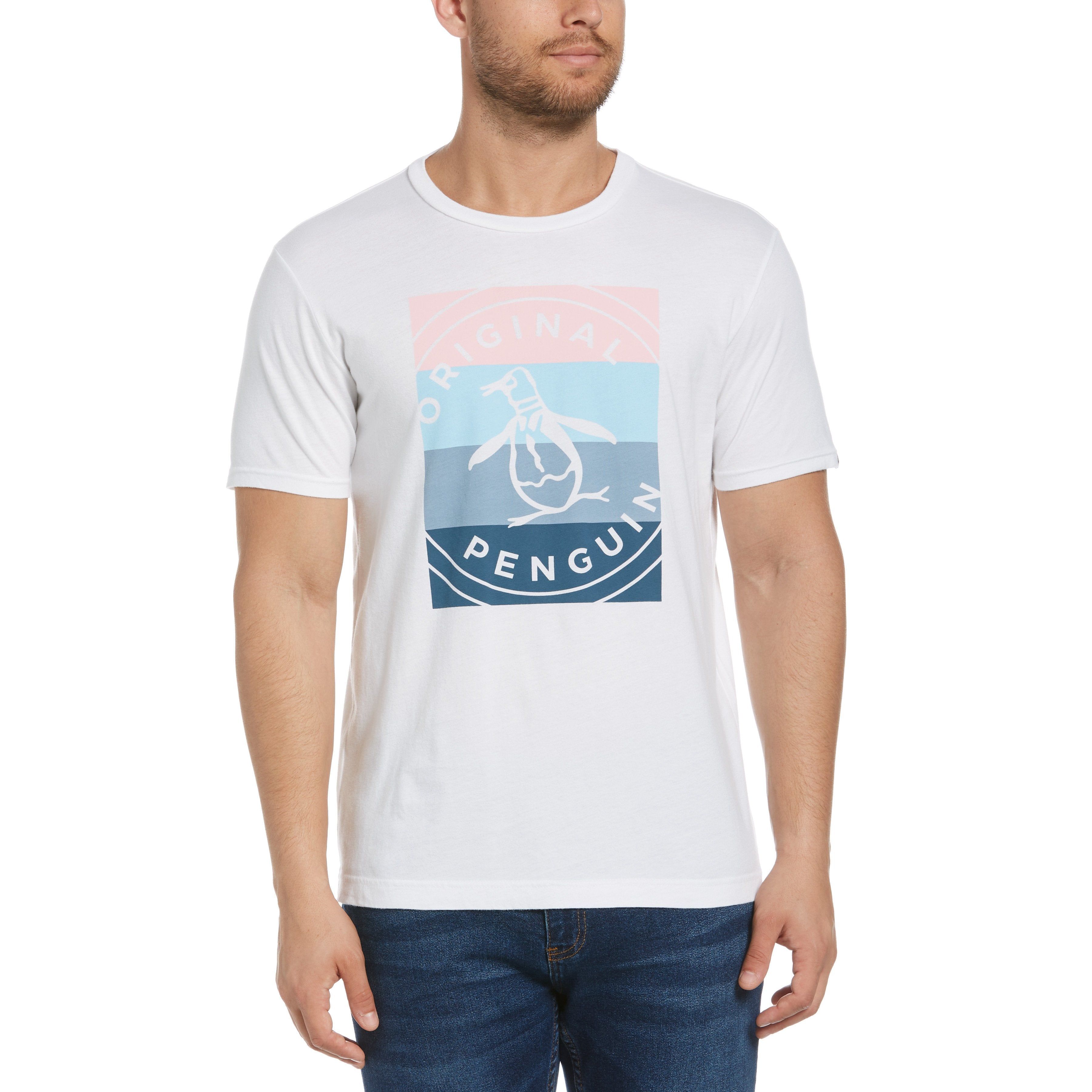 Stripey Stamp Logo Tee sold by Original Penguin