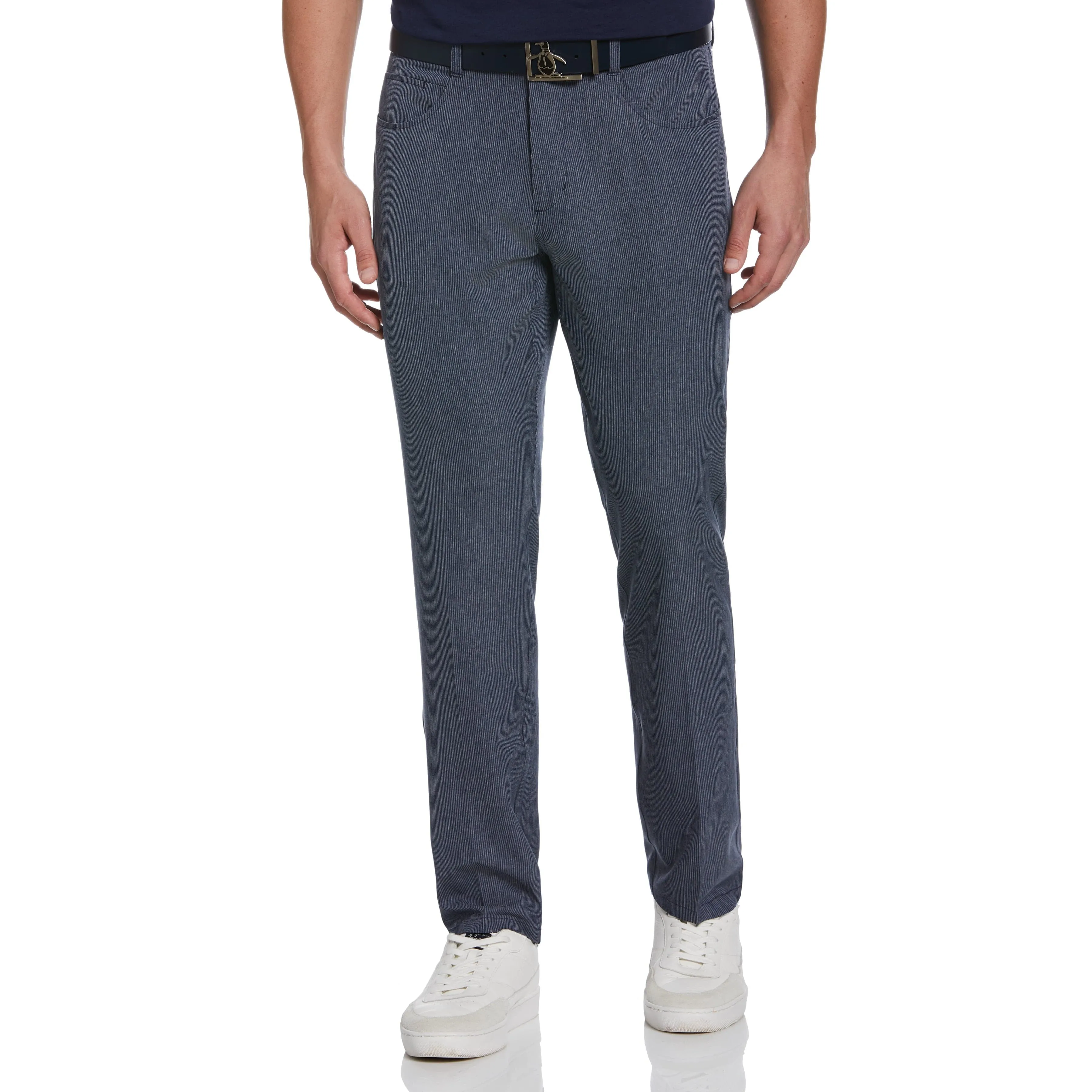 Flat Front Fine Line Print Golf Pant sold by Original Penguin