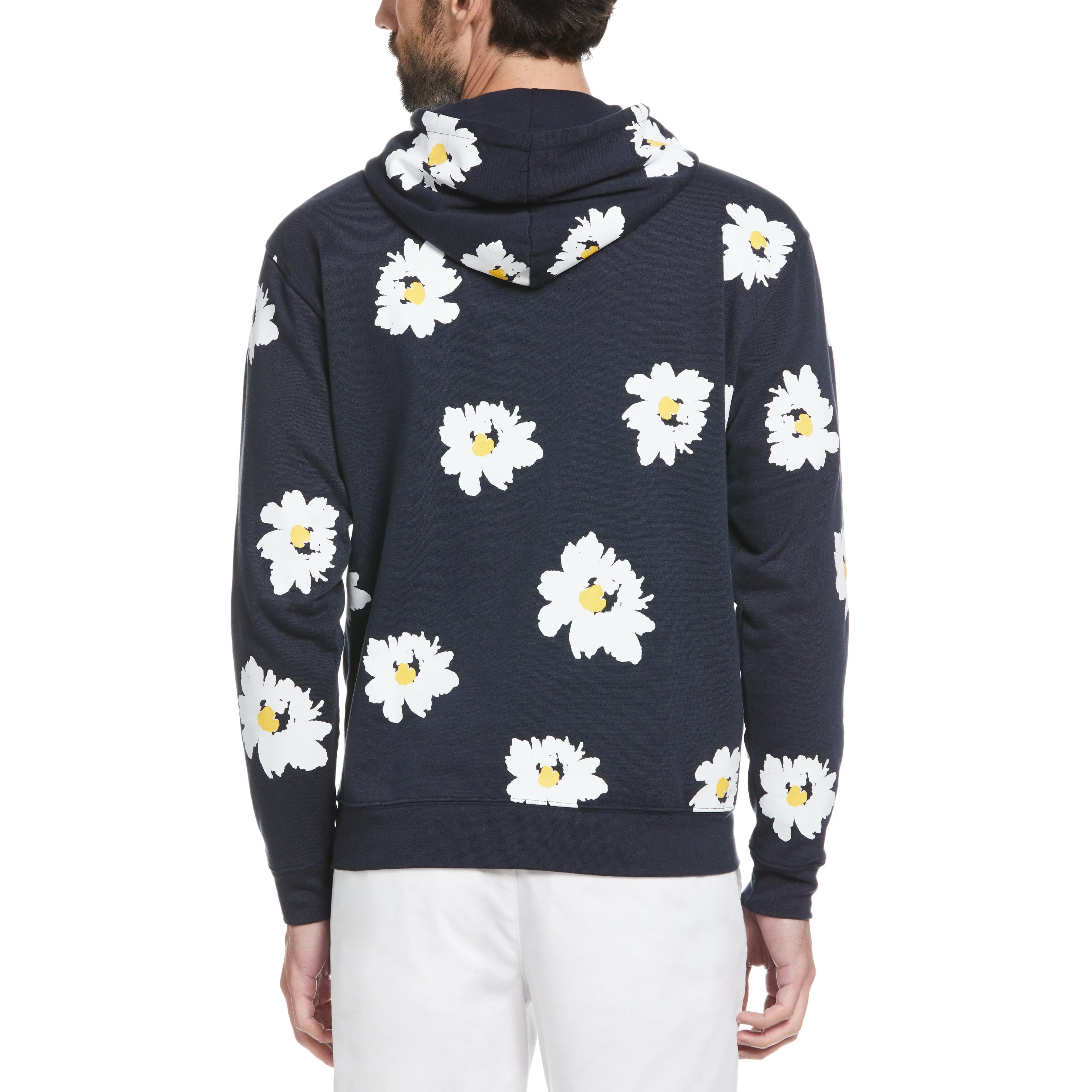 Premium Daisy Print Fleece Hoodie sold by Original Penguin product image thumbnail 2