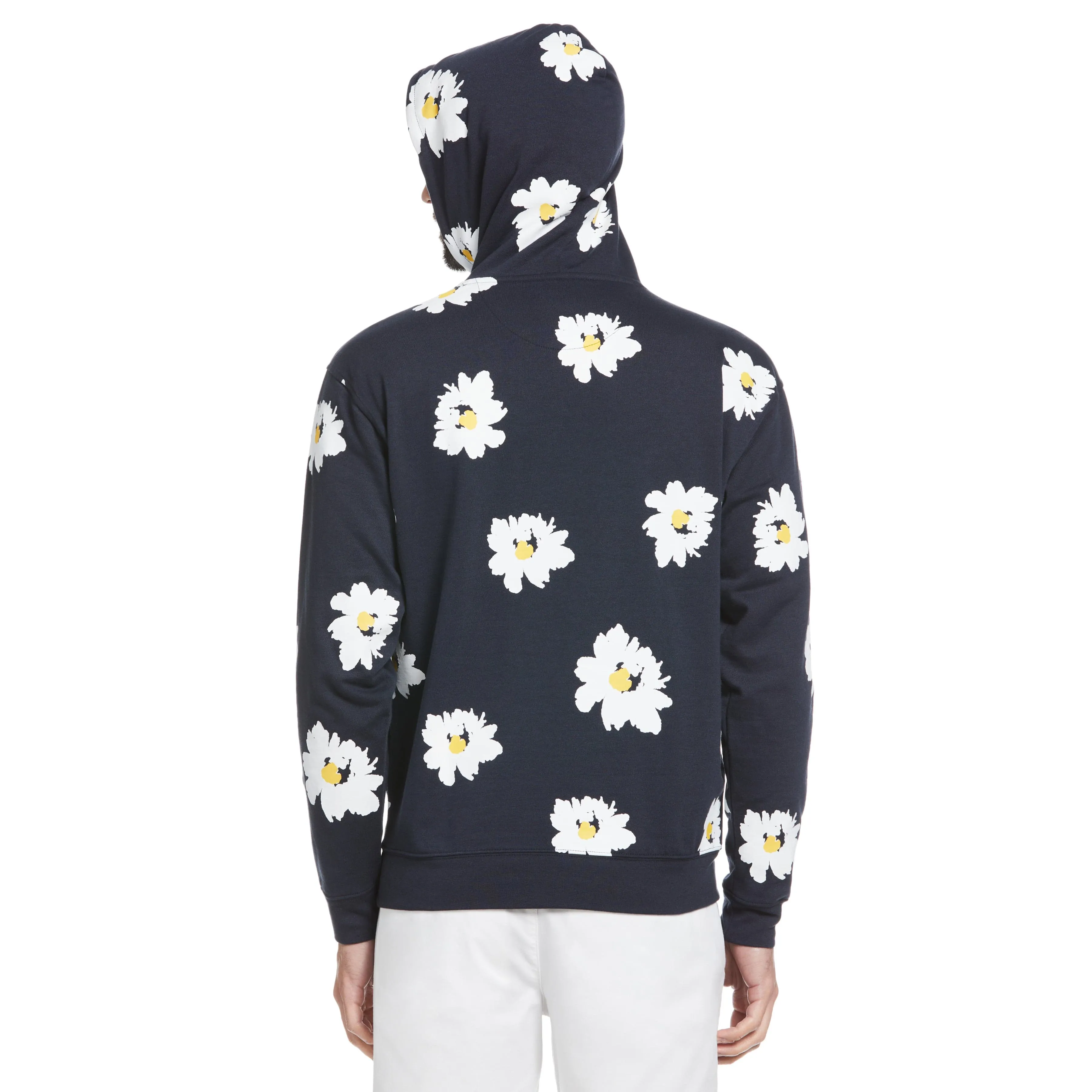 Premium Daisy Print Fleece Hoodie sold by Original Penguin product image thumbnail 3