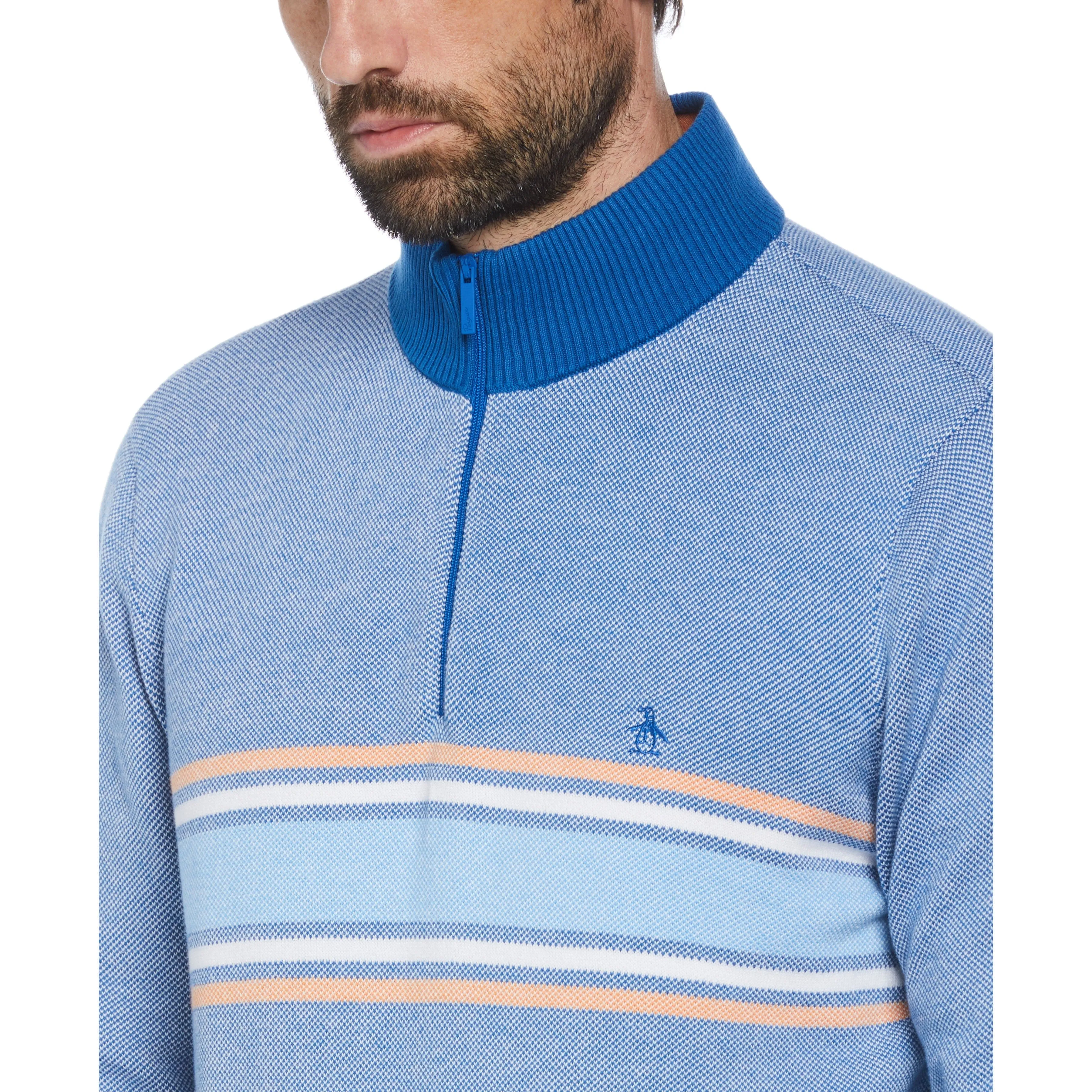 1/4 Zip Cotton Sweater sold by Original Penguin product image thumbnail 3